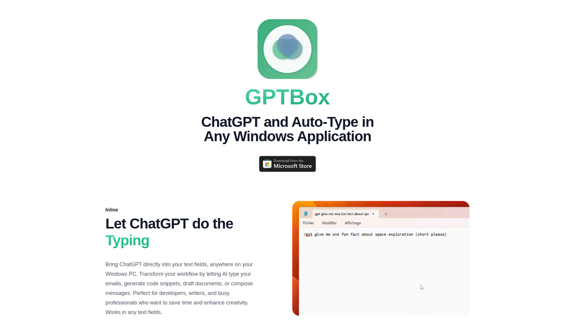 GPTBox screenshot