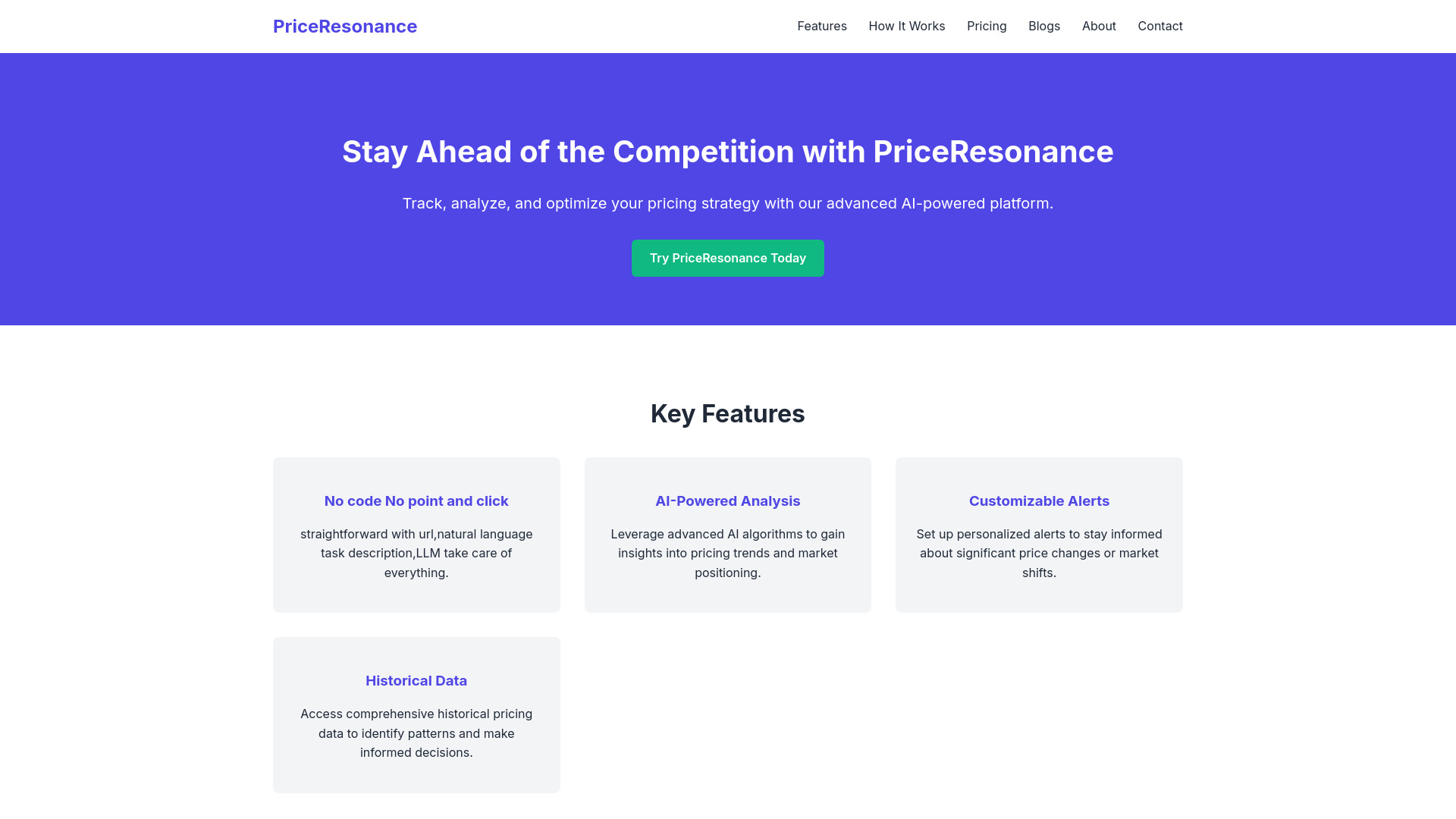 PriceResonance screenshot