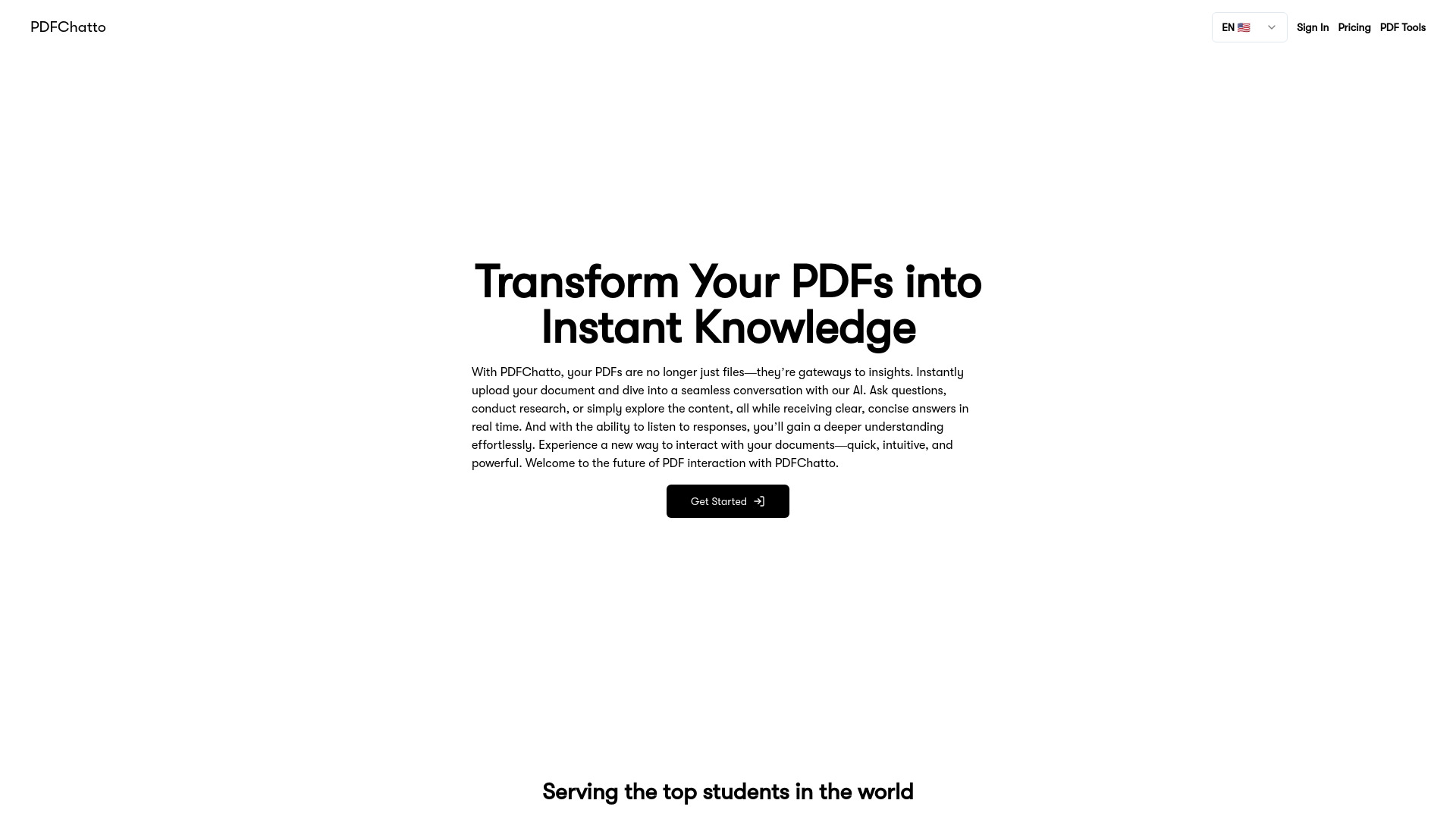 PDFChatto screenshot