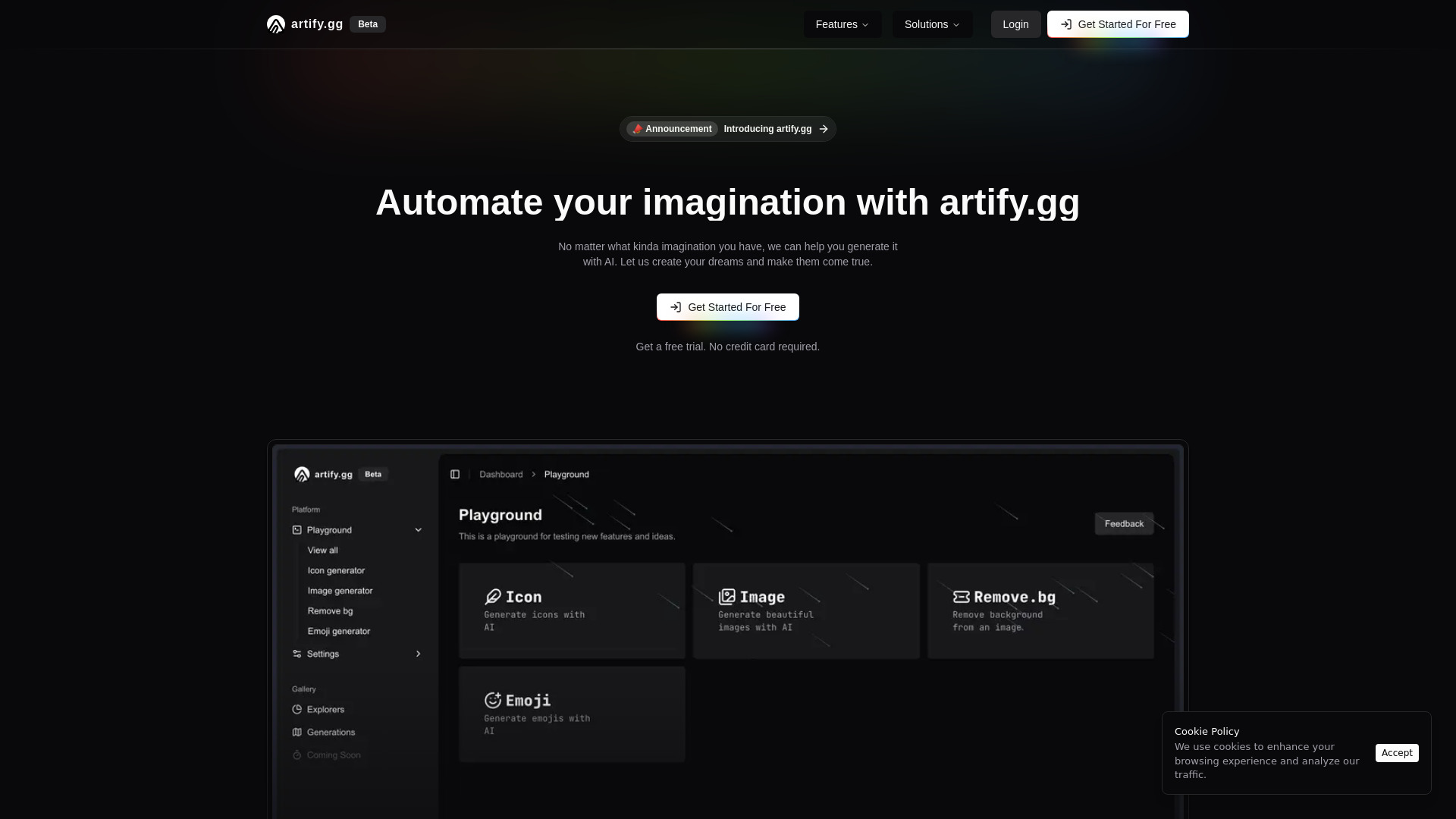 Artify.gg screenshot