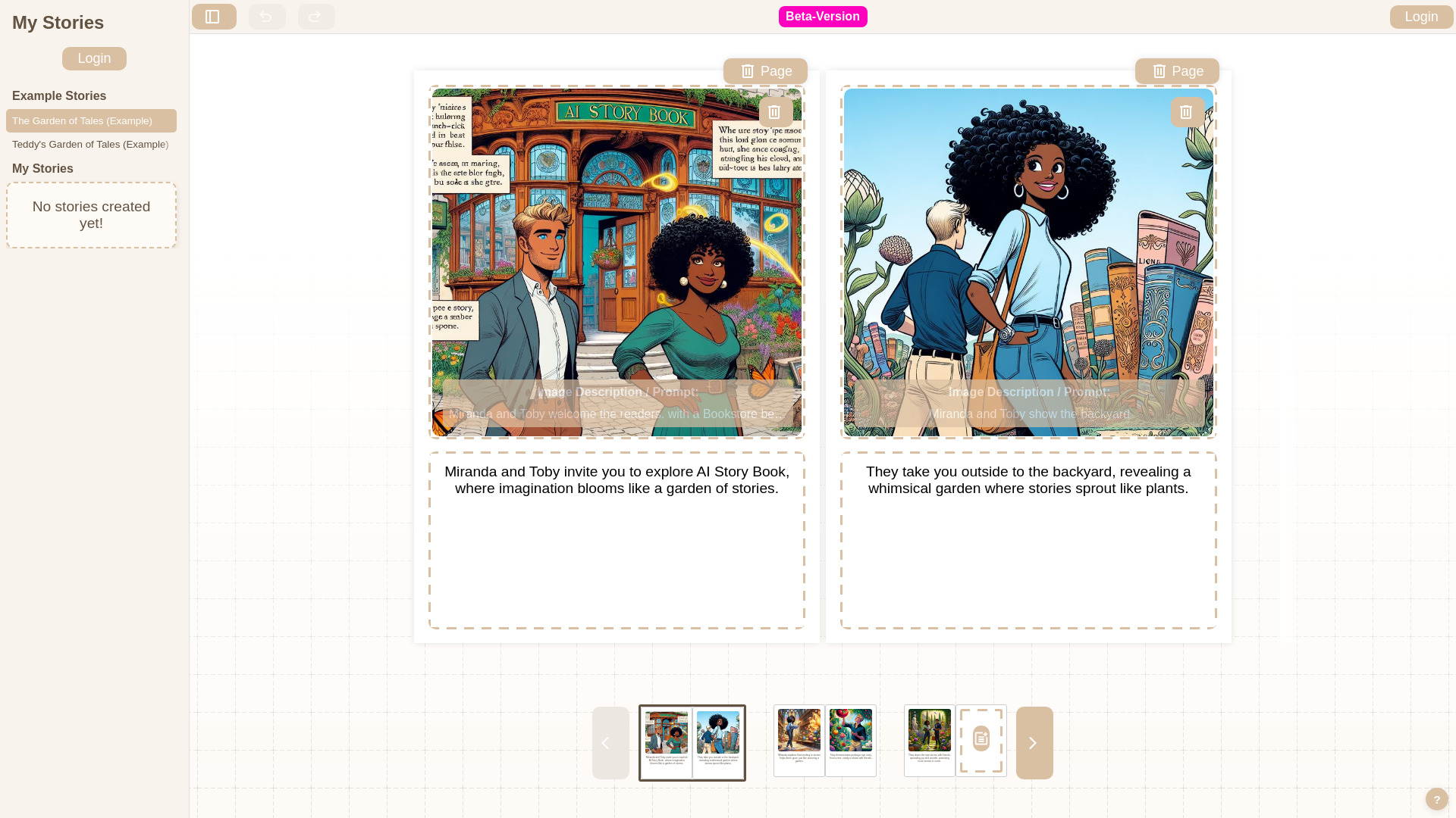 AI Story Book screenshot
