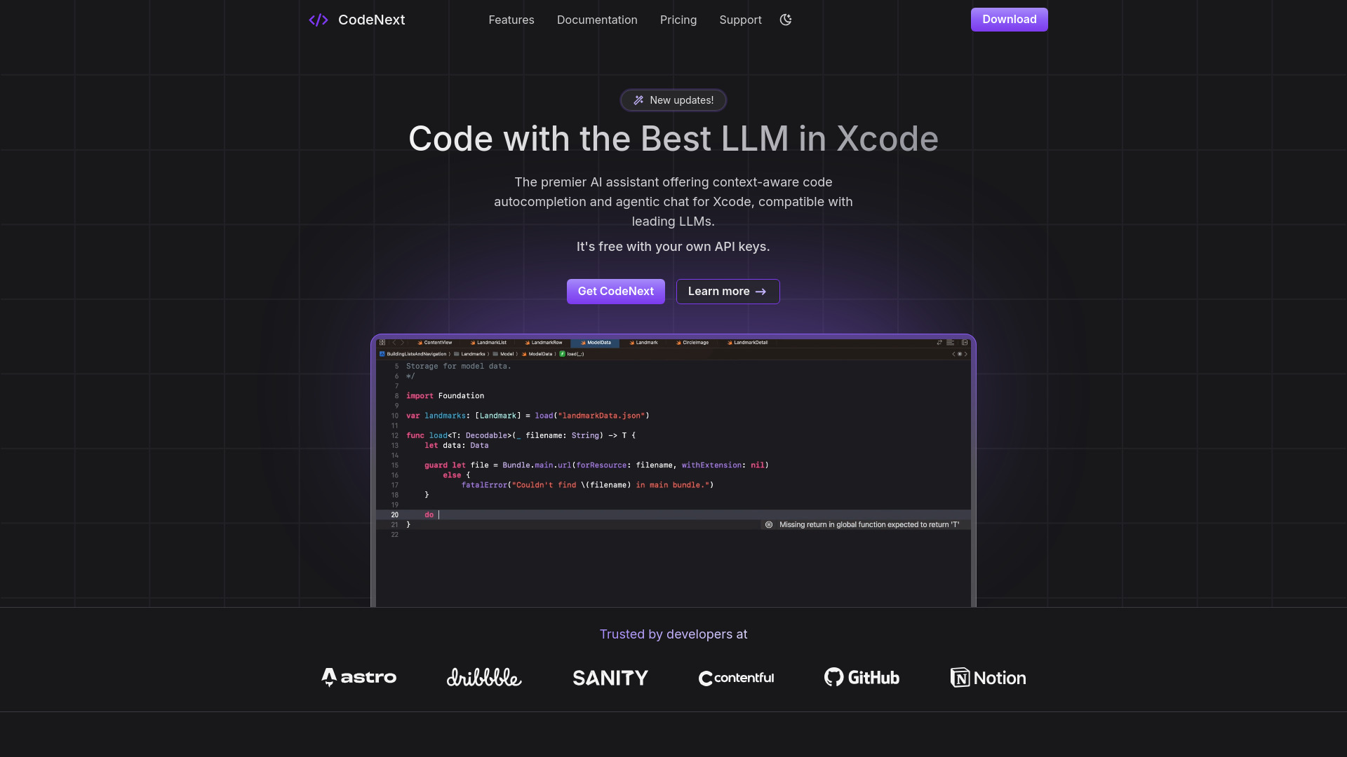 CodeNext.ai screenshot