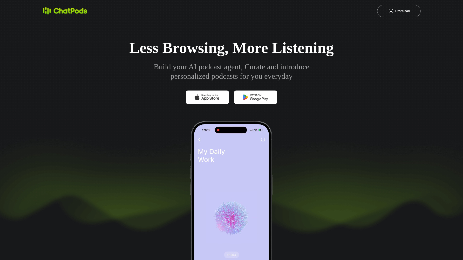 ChatPods screenshot