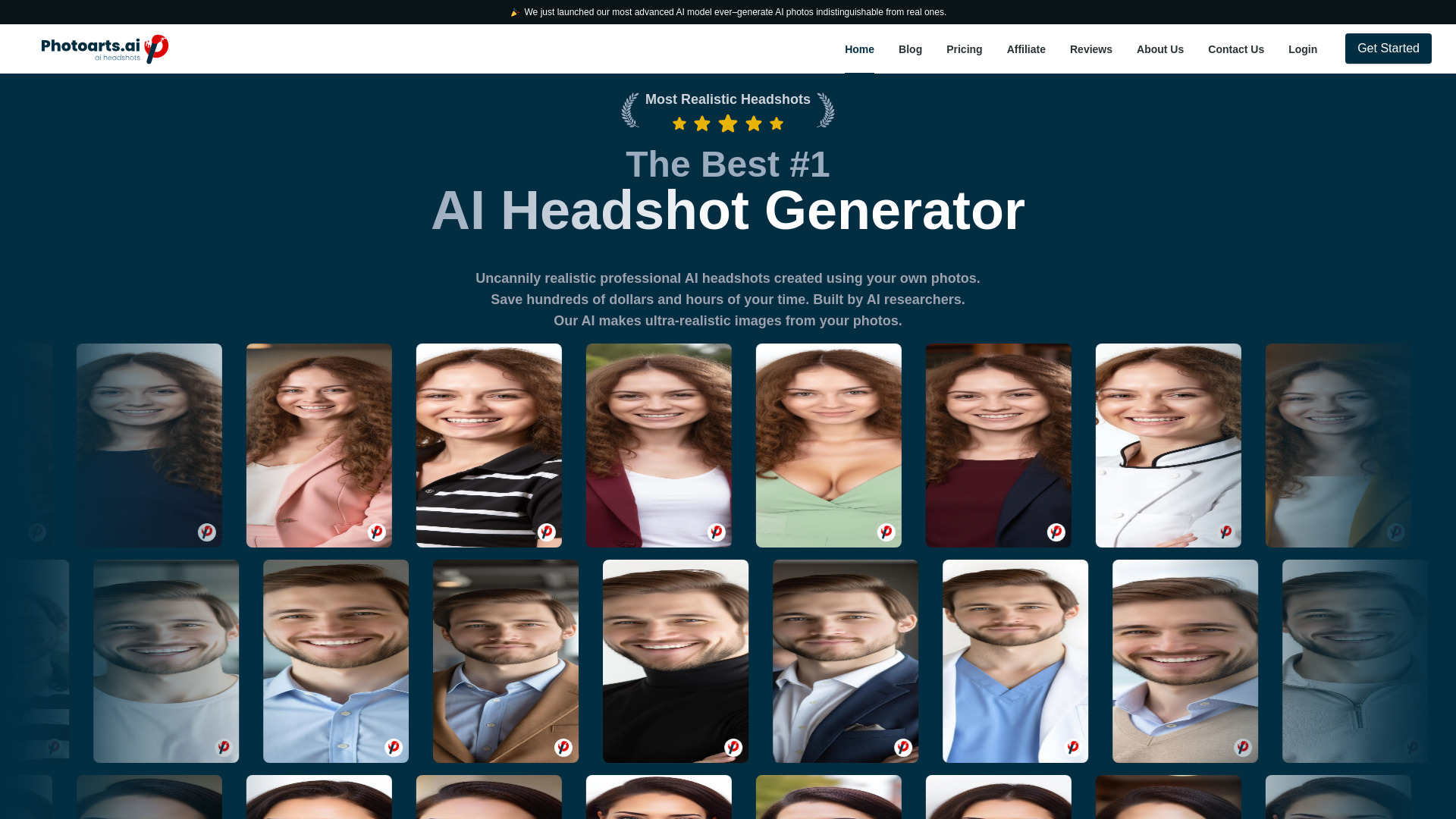 Photoarts.ai screenshot