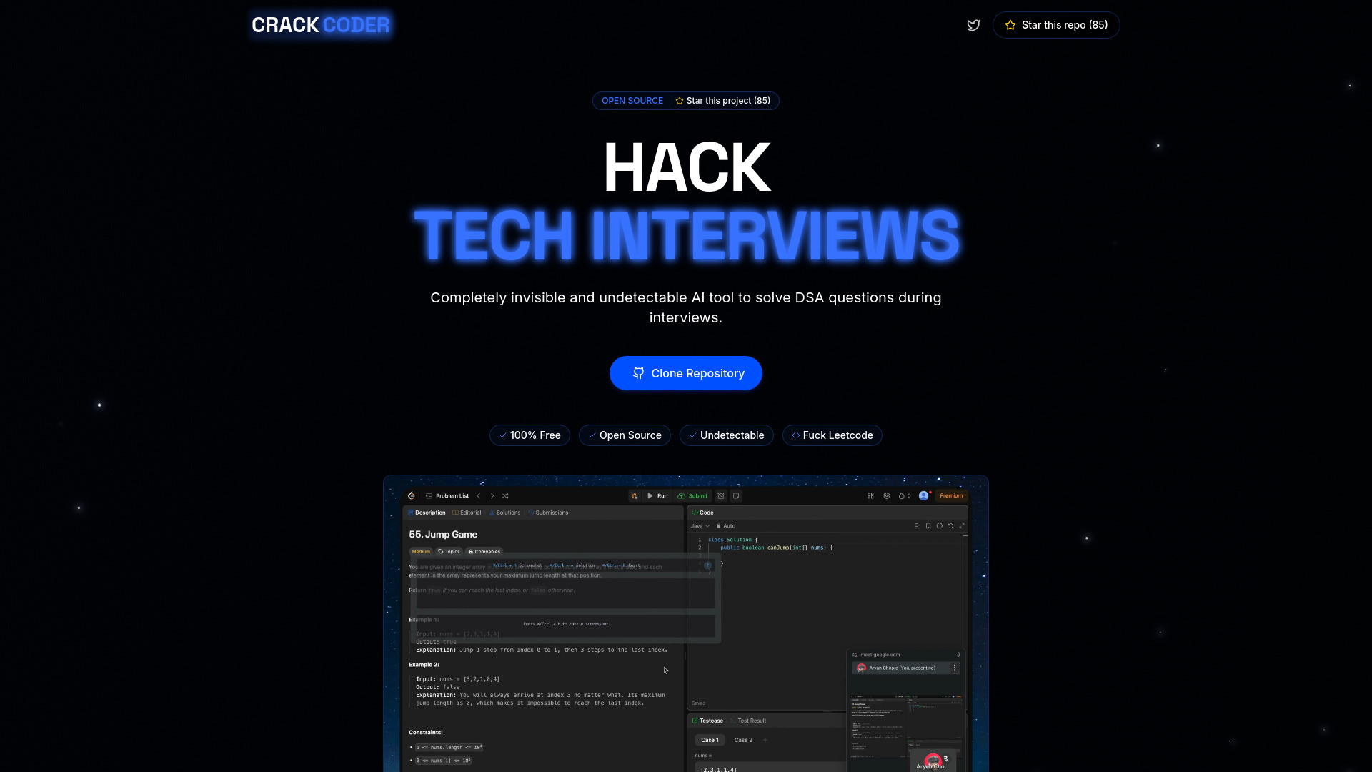 CrackCoder screenshot