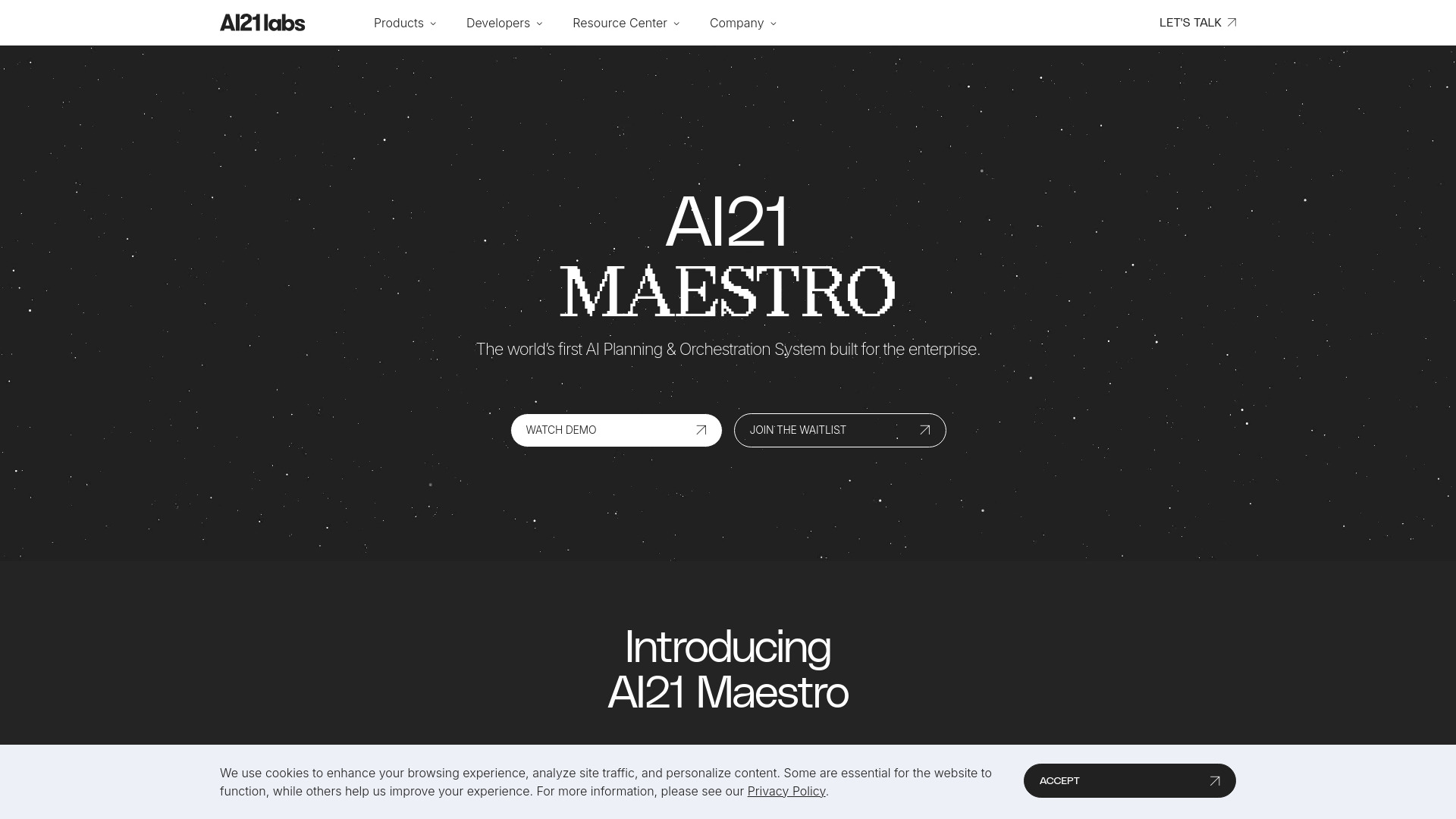 AI21 Labs screenshot