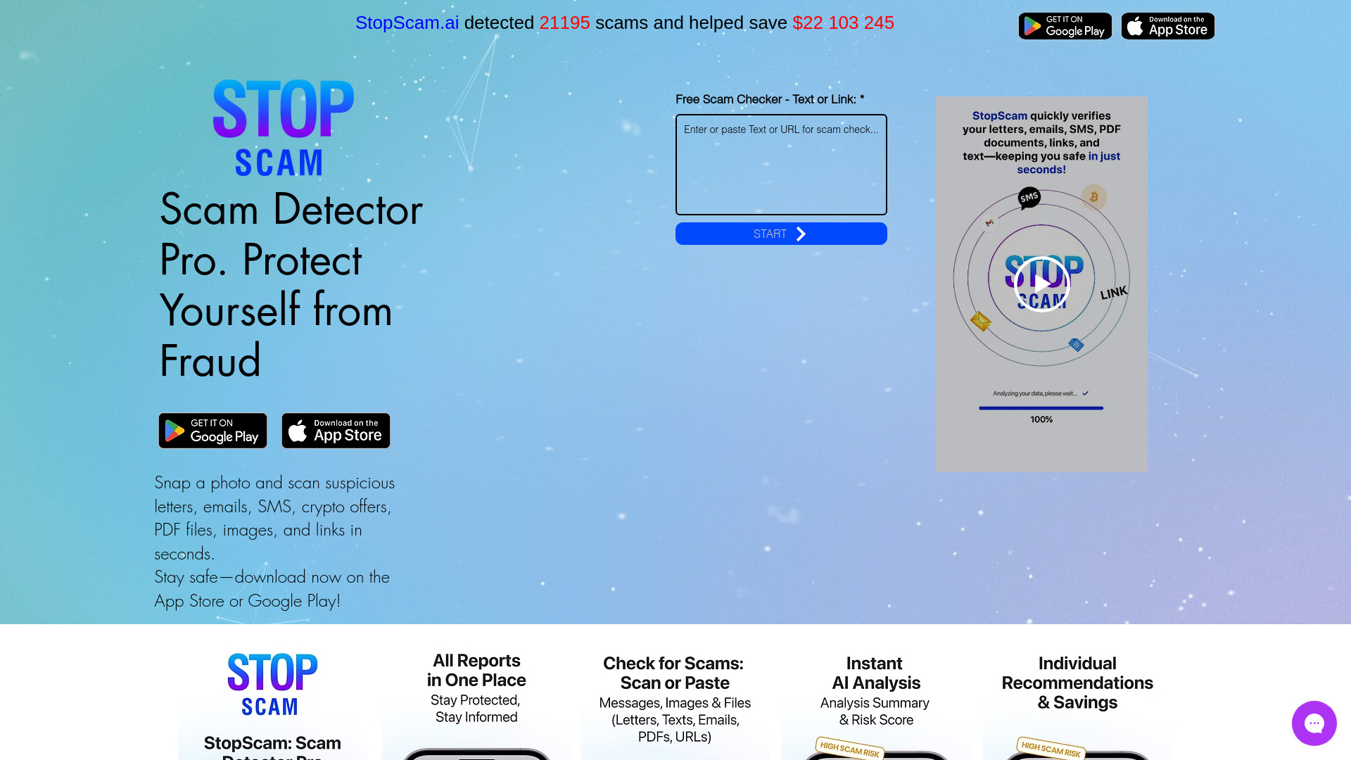 StopScam screenshot