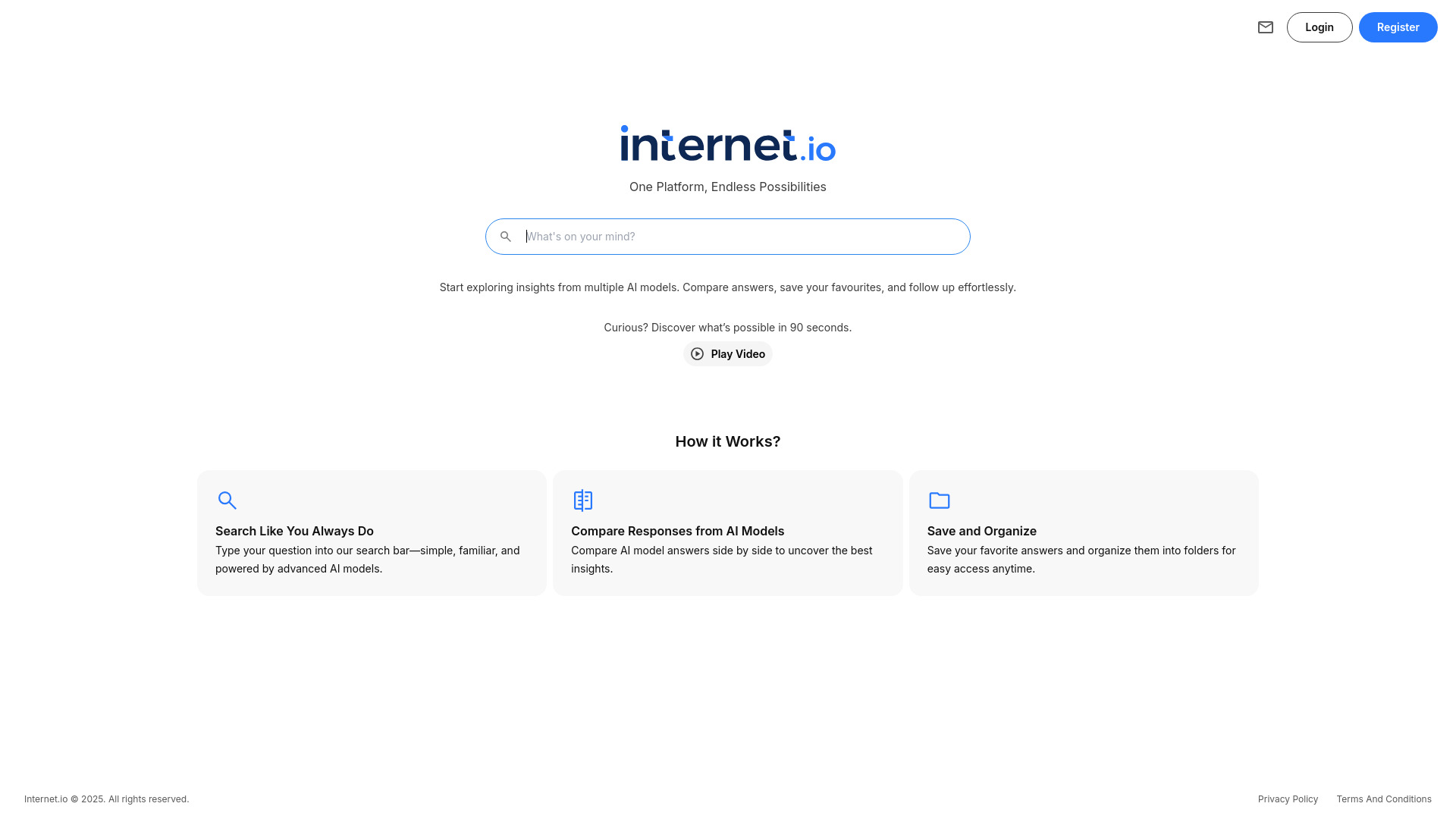 Internet.io screenshot