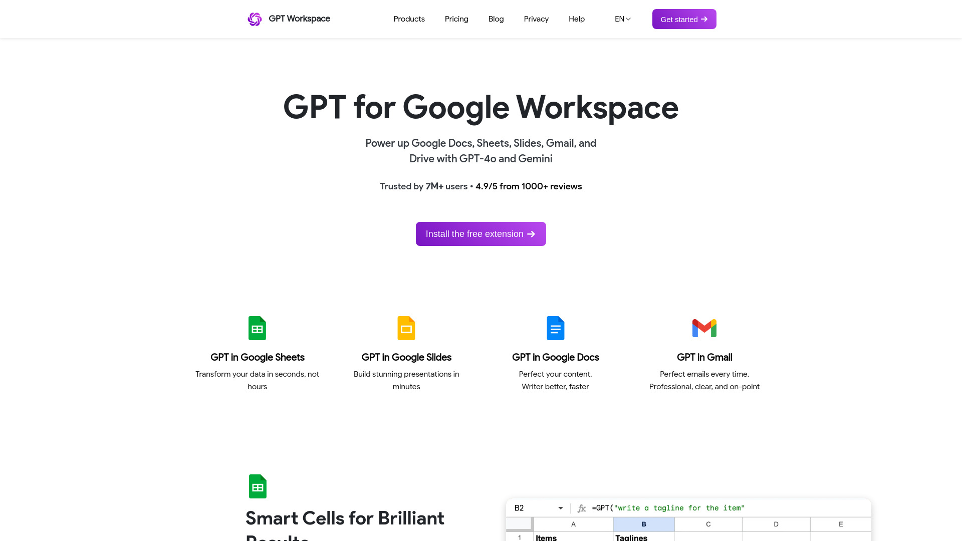 GPT Workspace screenshot