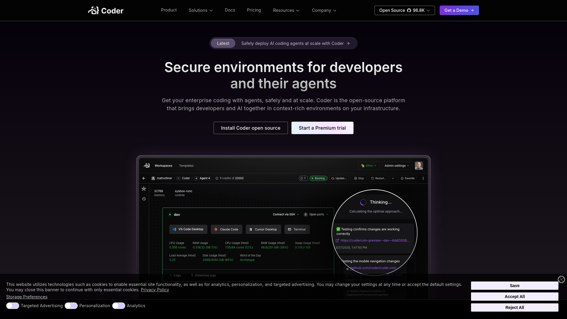 Coder screenshot