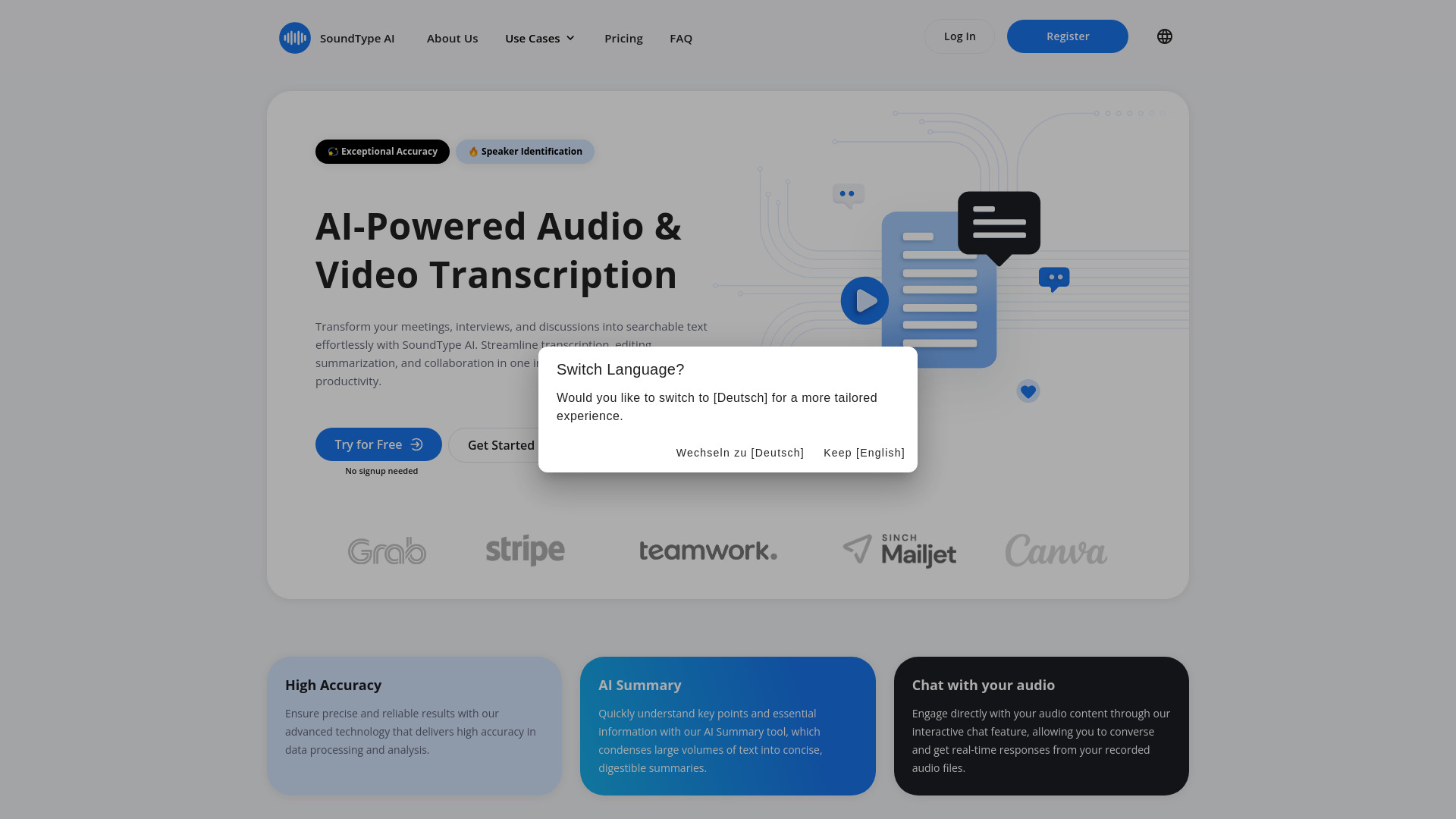 SoundType AI screenshot