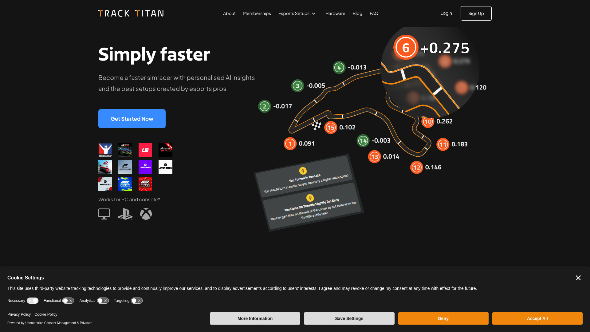 Track Titan screenshot