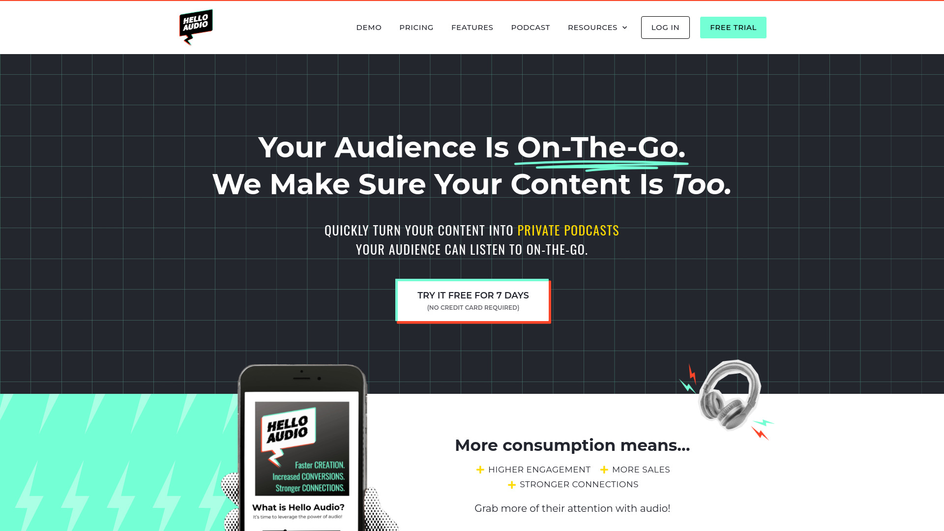 Hello Audio screenshot