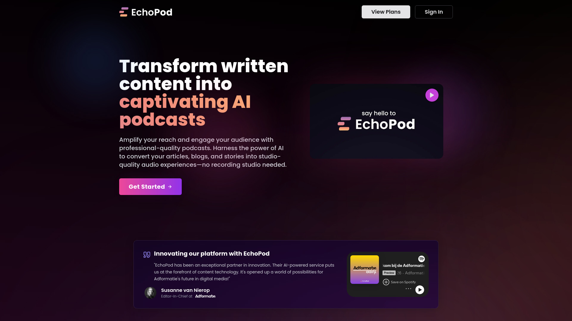 EchoPod screenshot