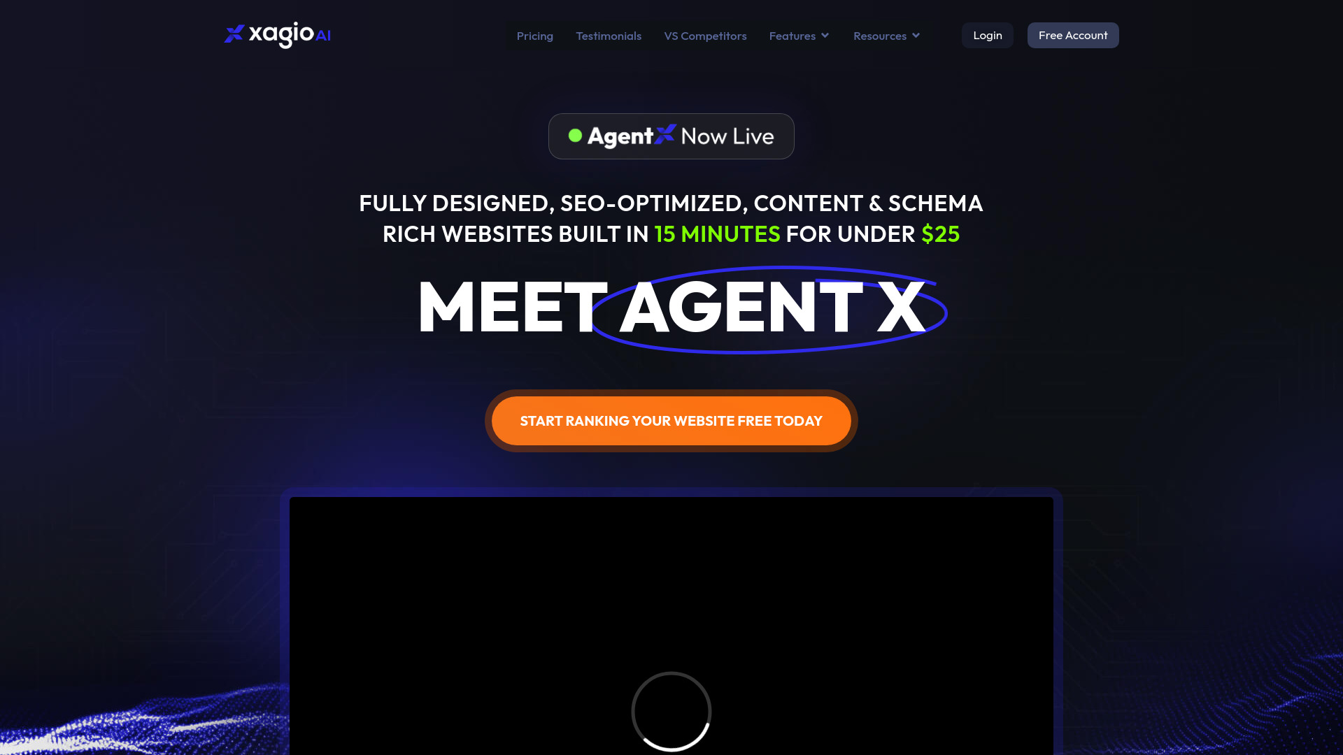 Xagio screenshot