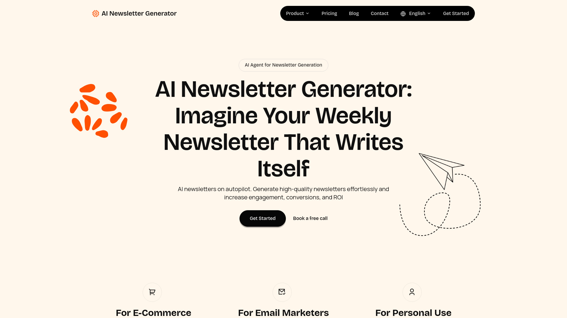 AI Newsletter Generator screenshot