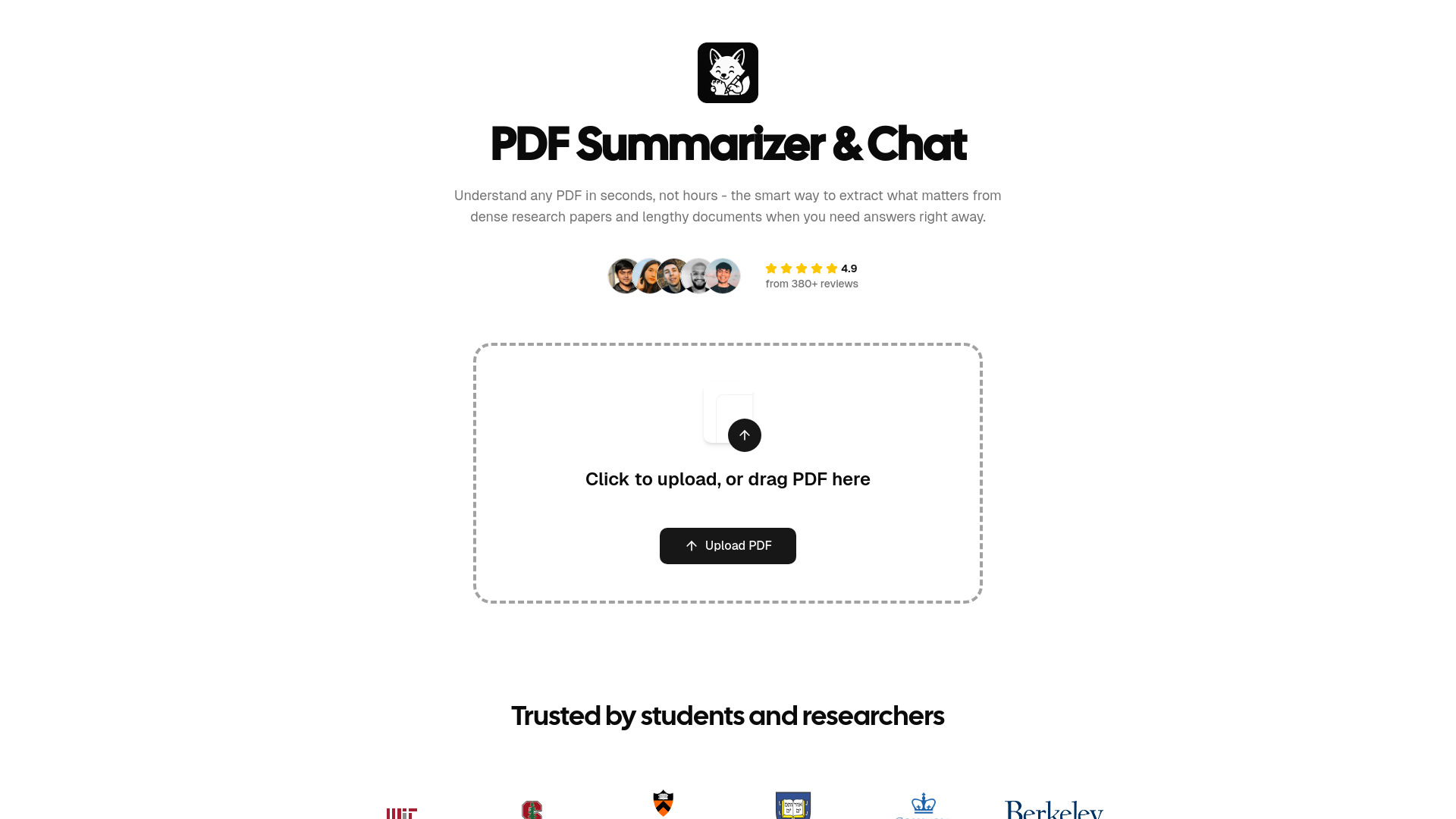PDF Summarizer screenshot