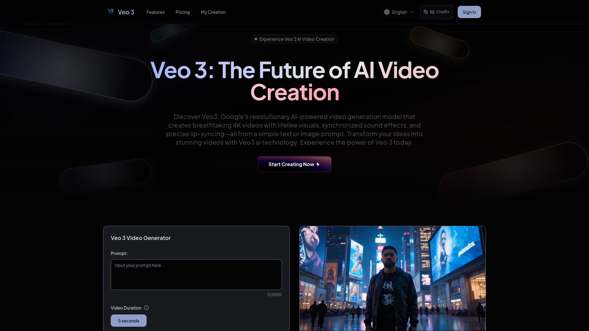 Veo 3 AI screenshot