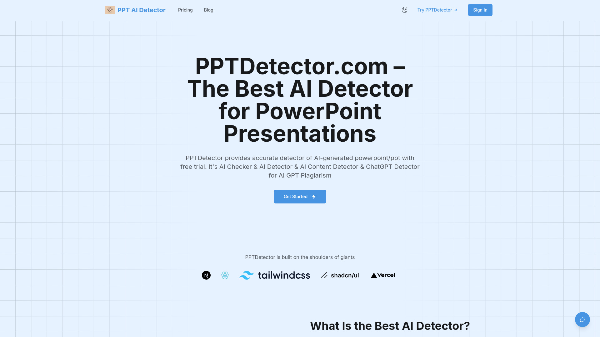 AI Detector for PPT screenshot