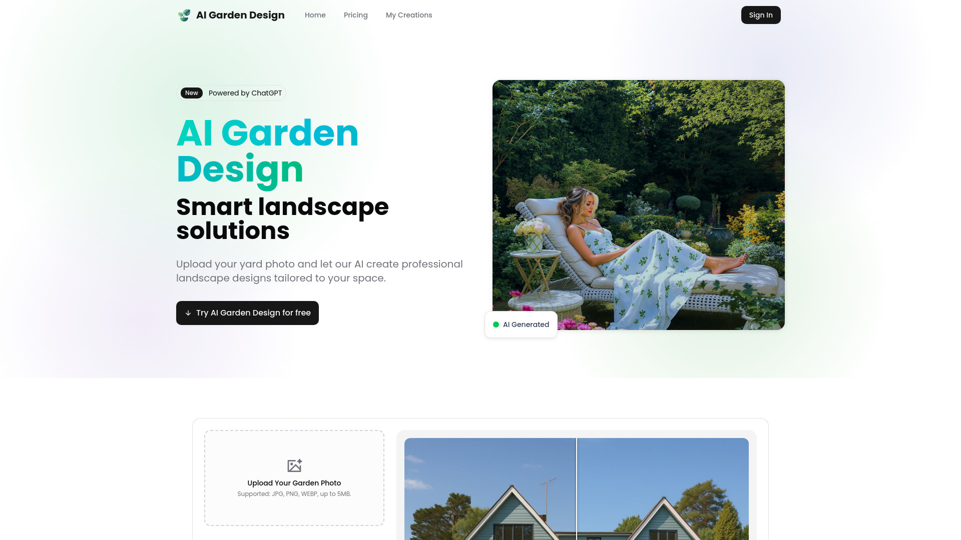 AI Garden Design screenshot