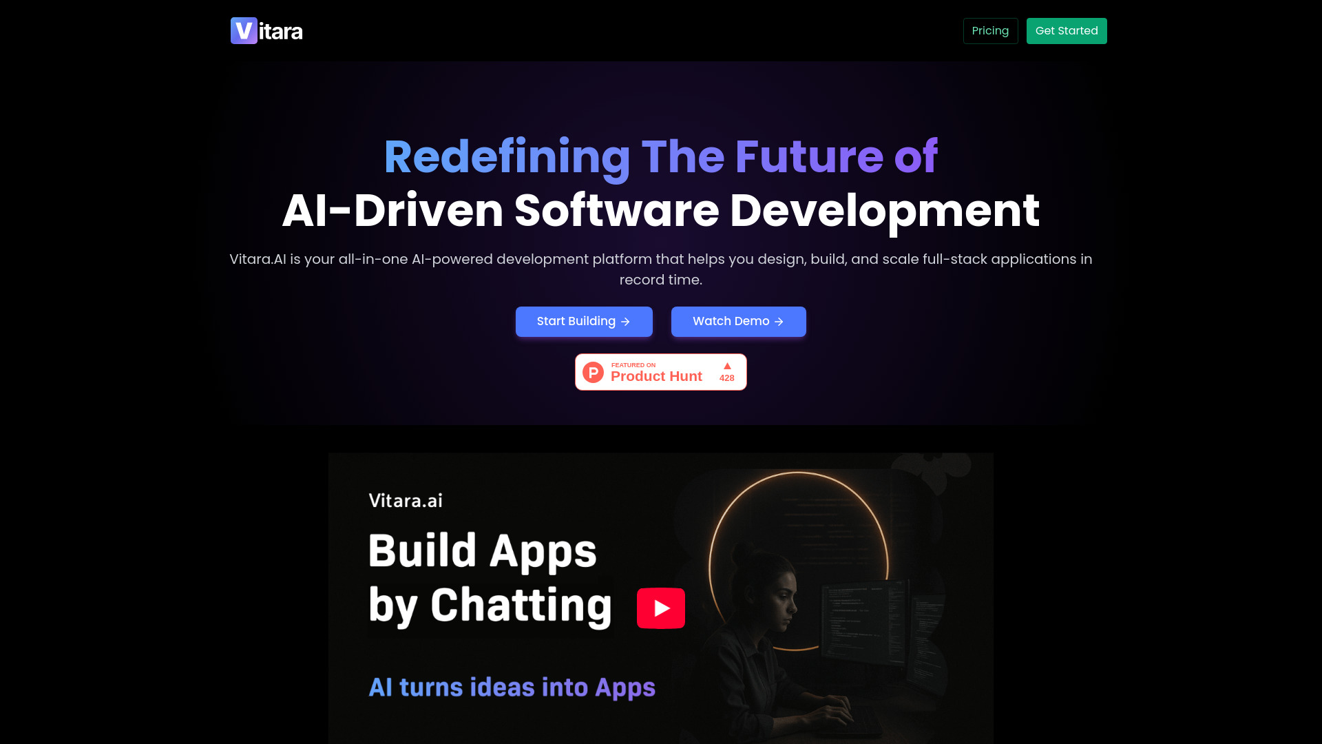 Vitara.ai screenshot