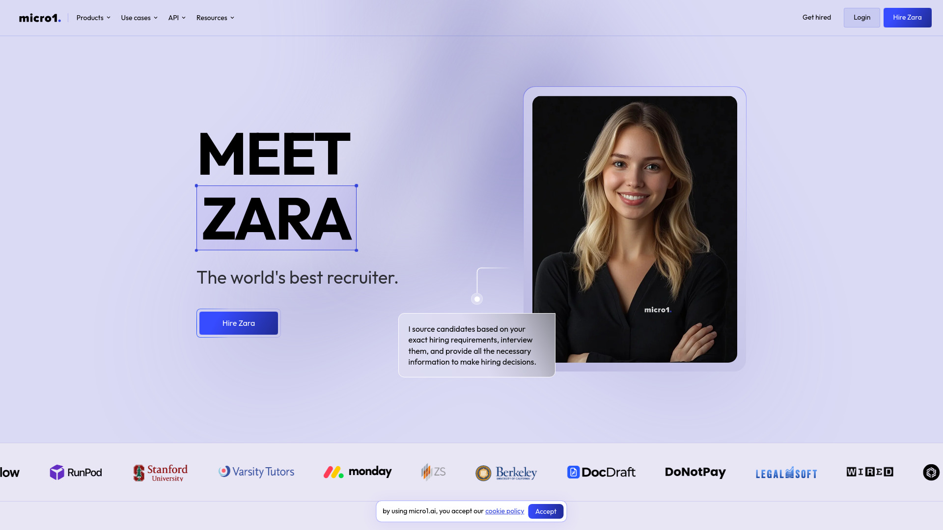 Zara screenshot