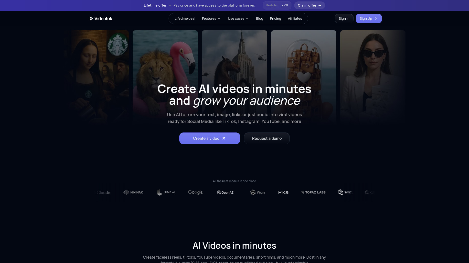 Videotok screenshot