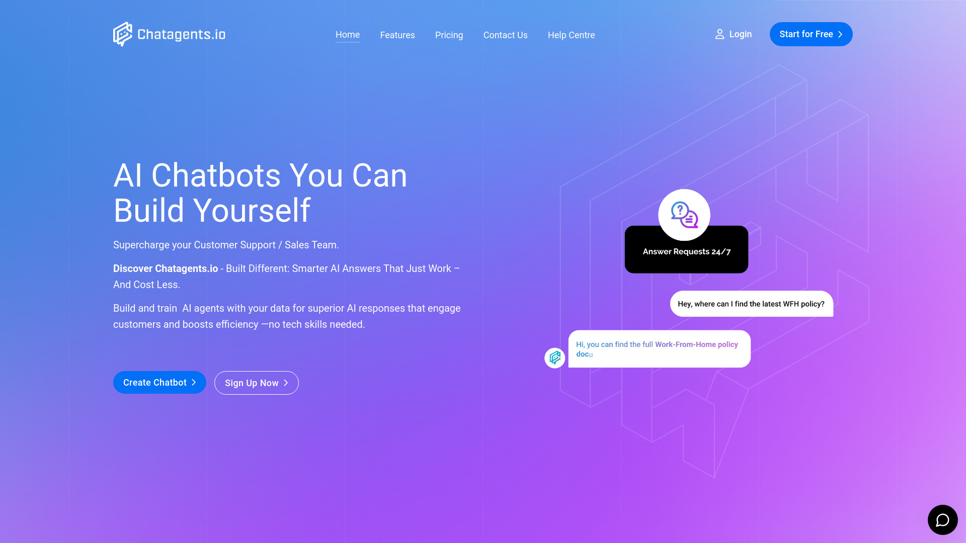 Chat Agents screenshot