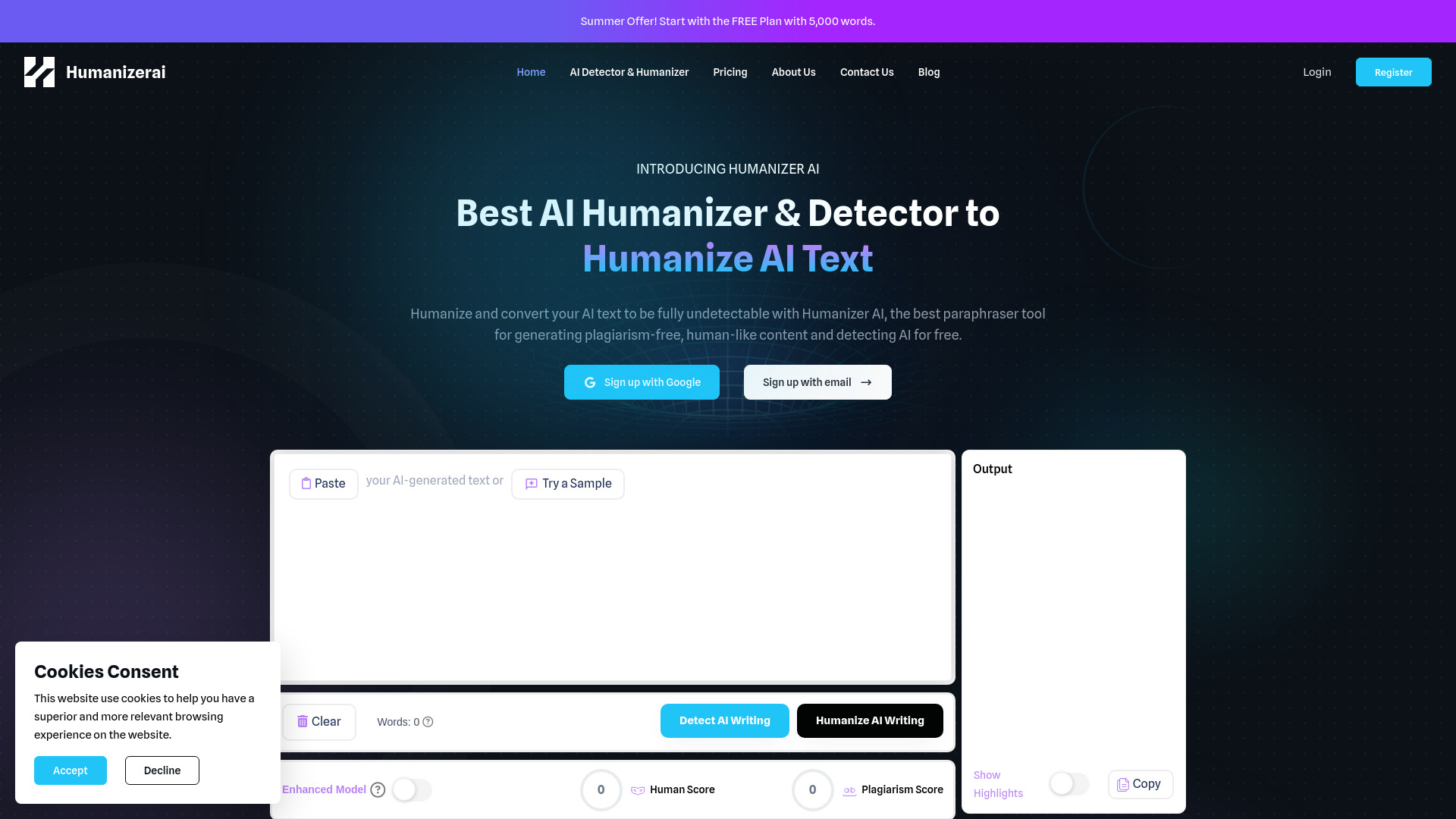 Humanizer AI screenshot