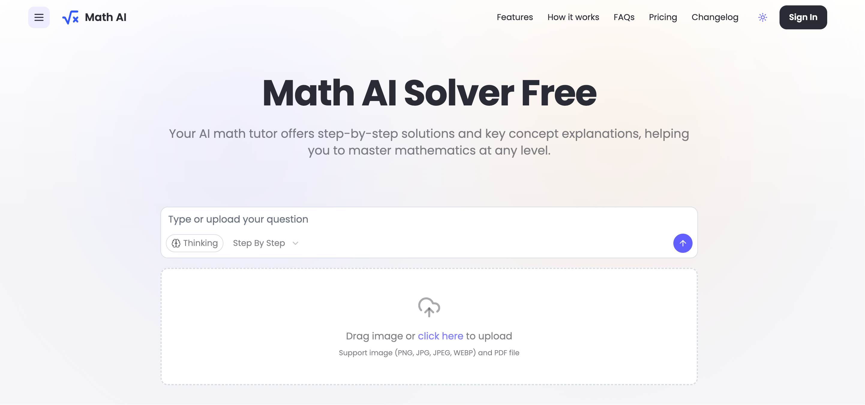Math AI screenshot