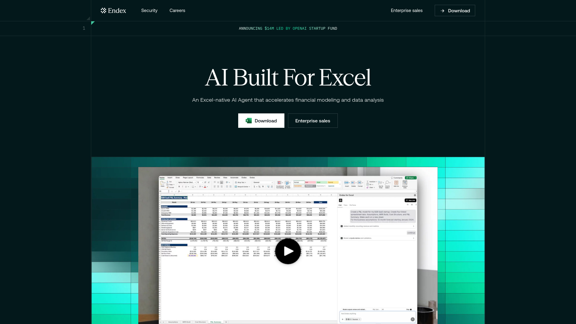 Endex AI Agent screenshot
