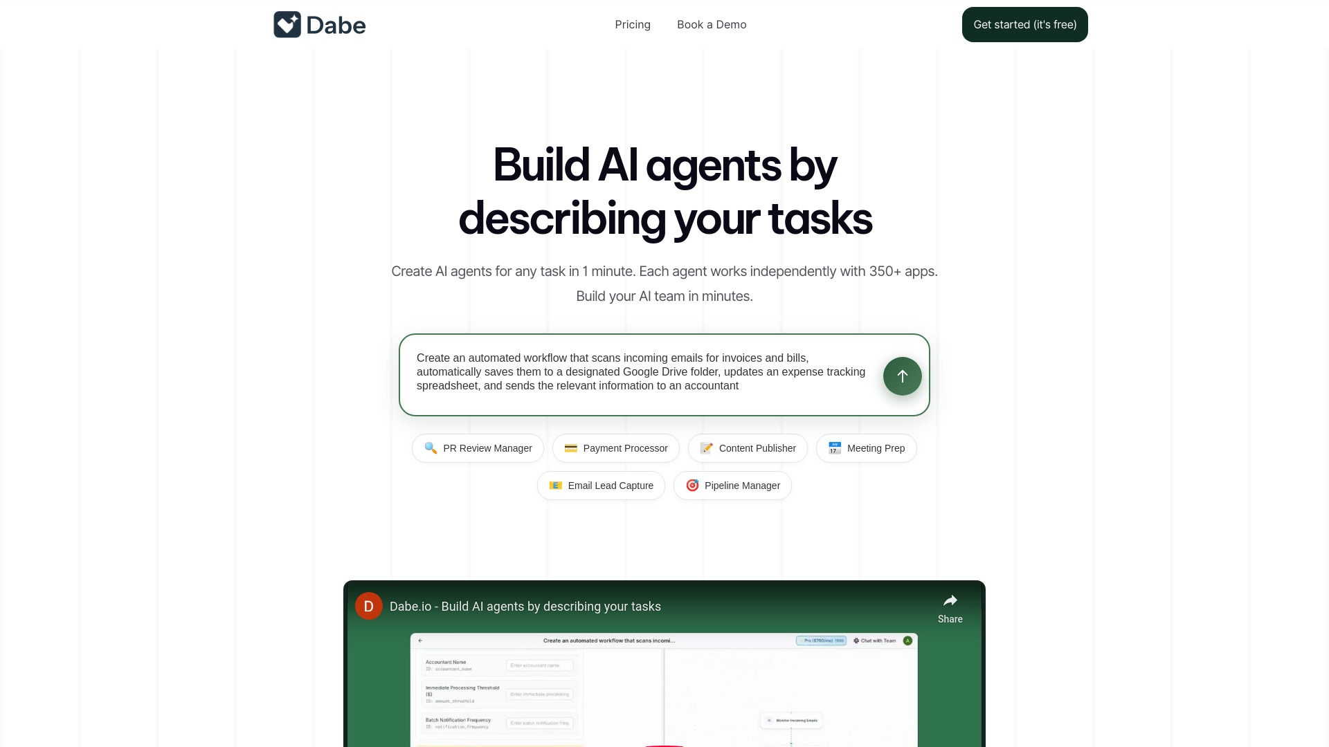 Dabe screenshot