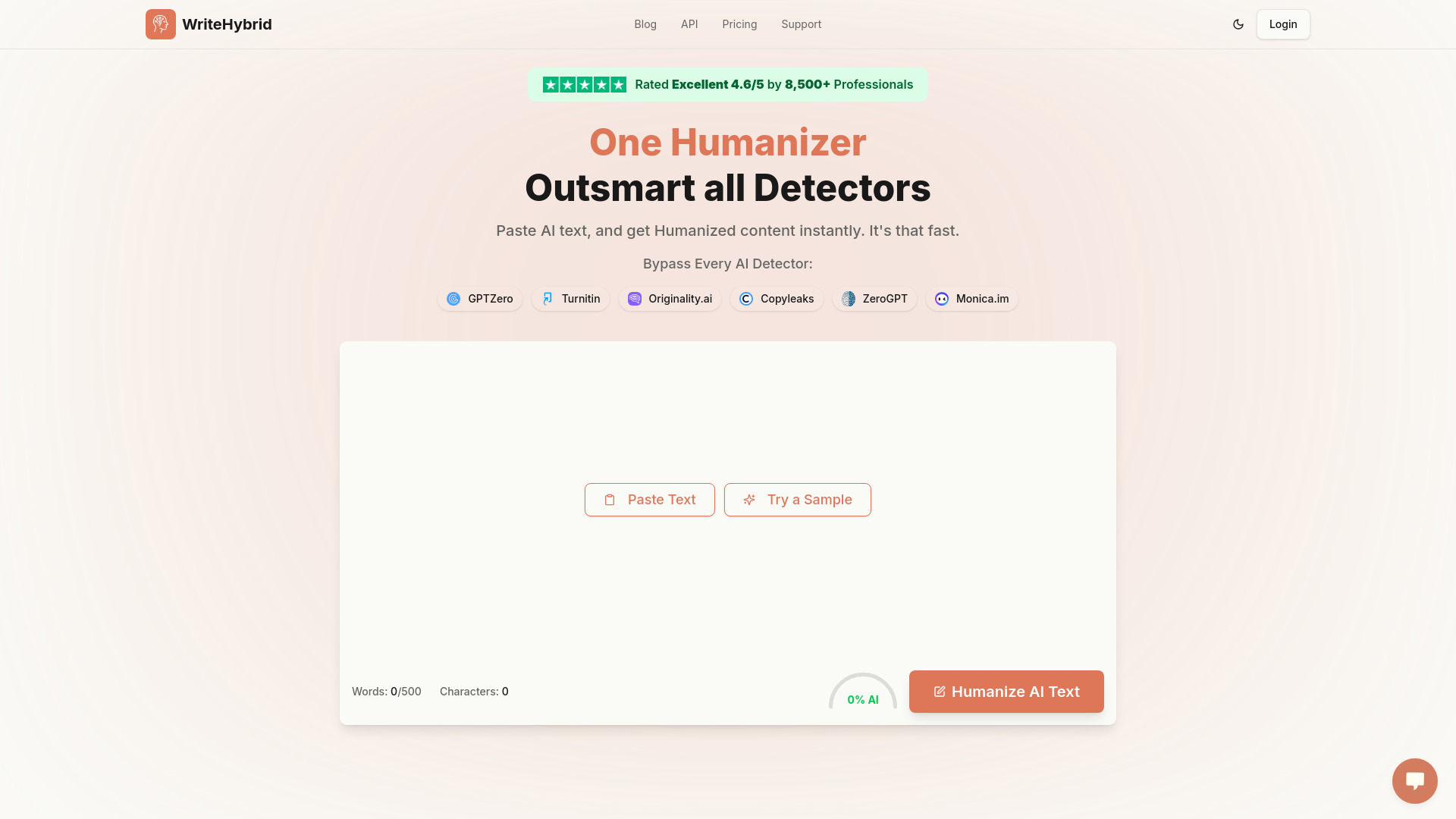 Humanize AI Text & AI Humanizer Online screenshot