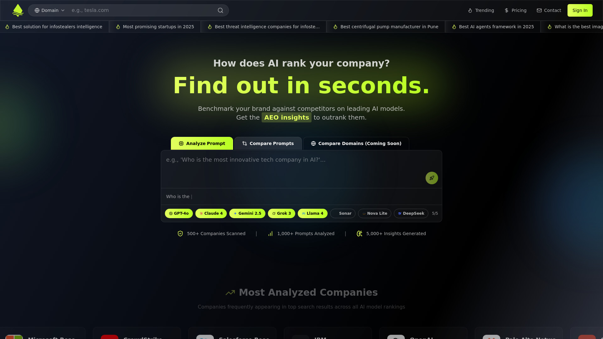 SpotRank screenshot