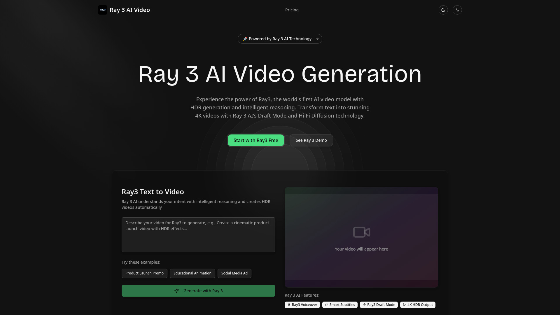 Ray 3 screenshot