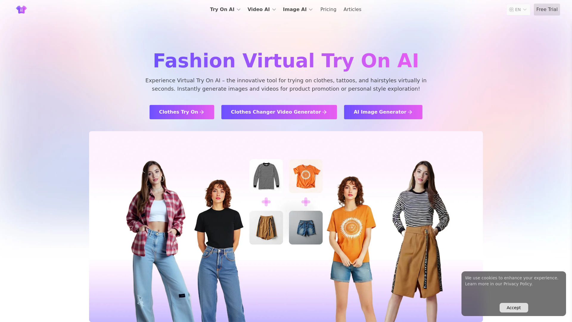 Virtual Try On AI screenshot