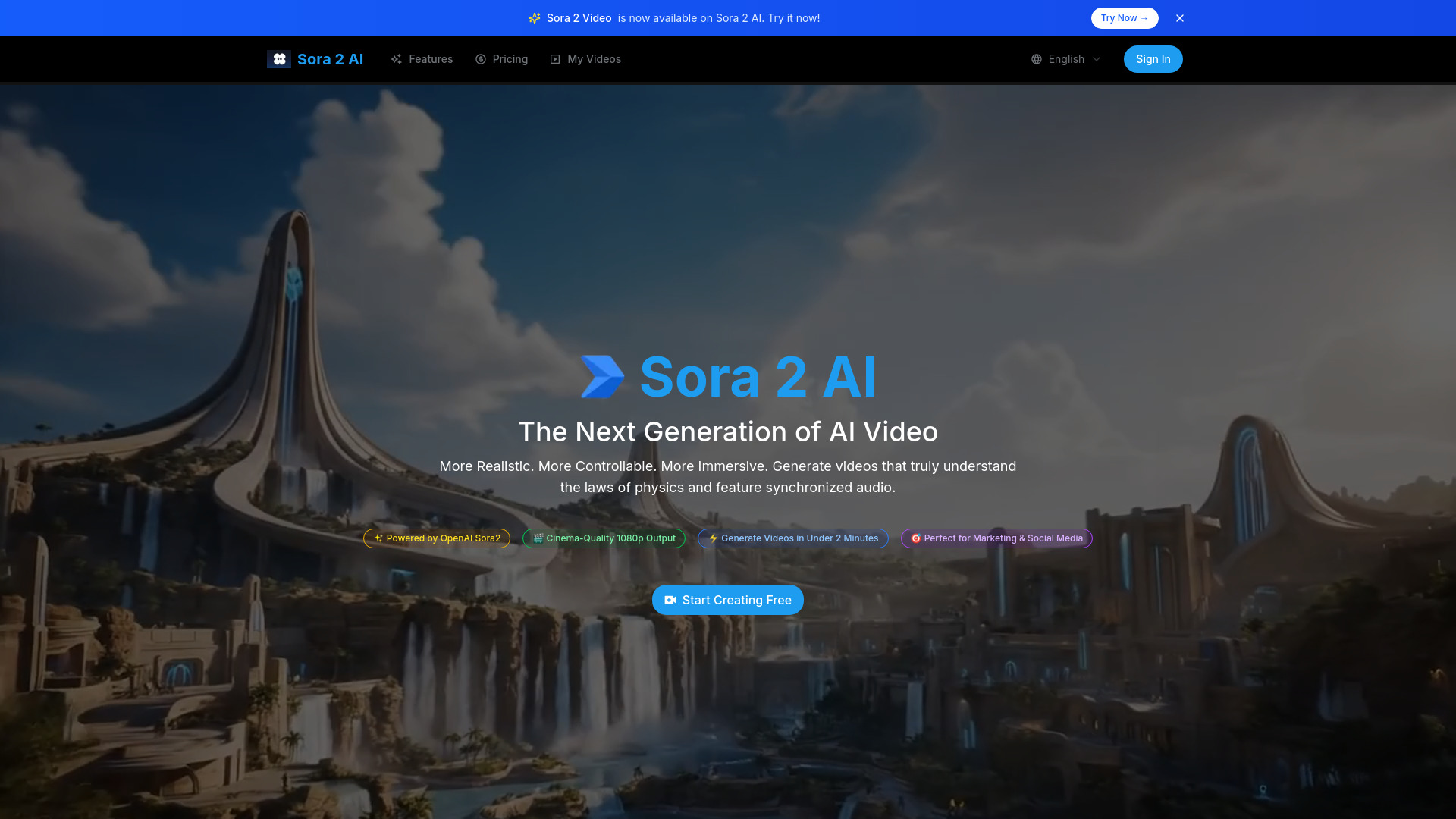 Sora 2 AI screenshot