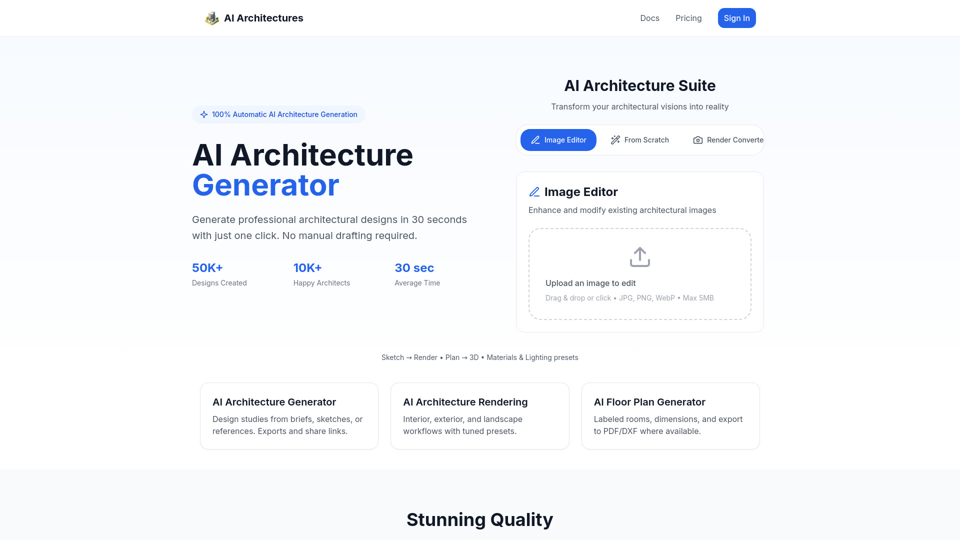 AI Architectures screenshot