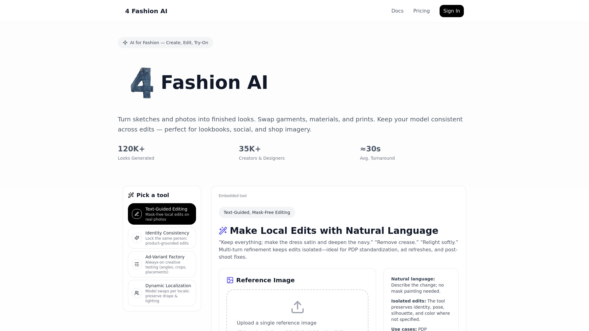 4 Fashion AI screenshot