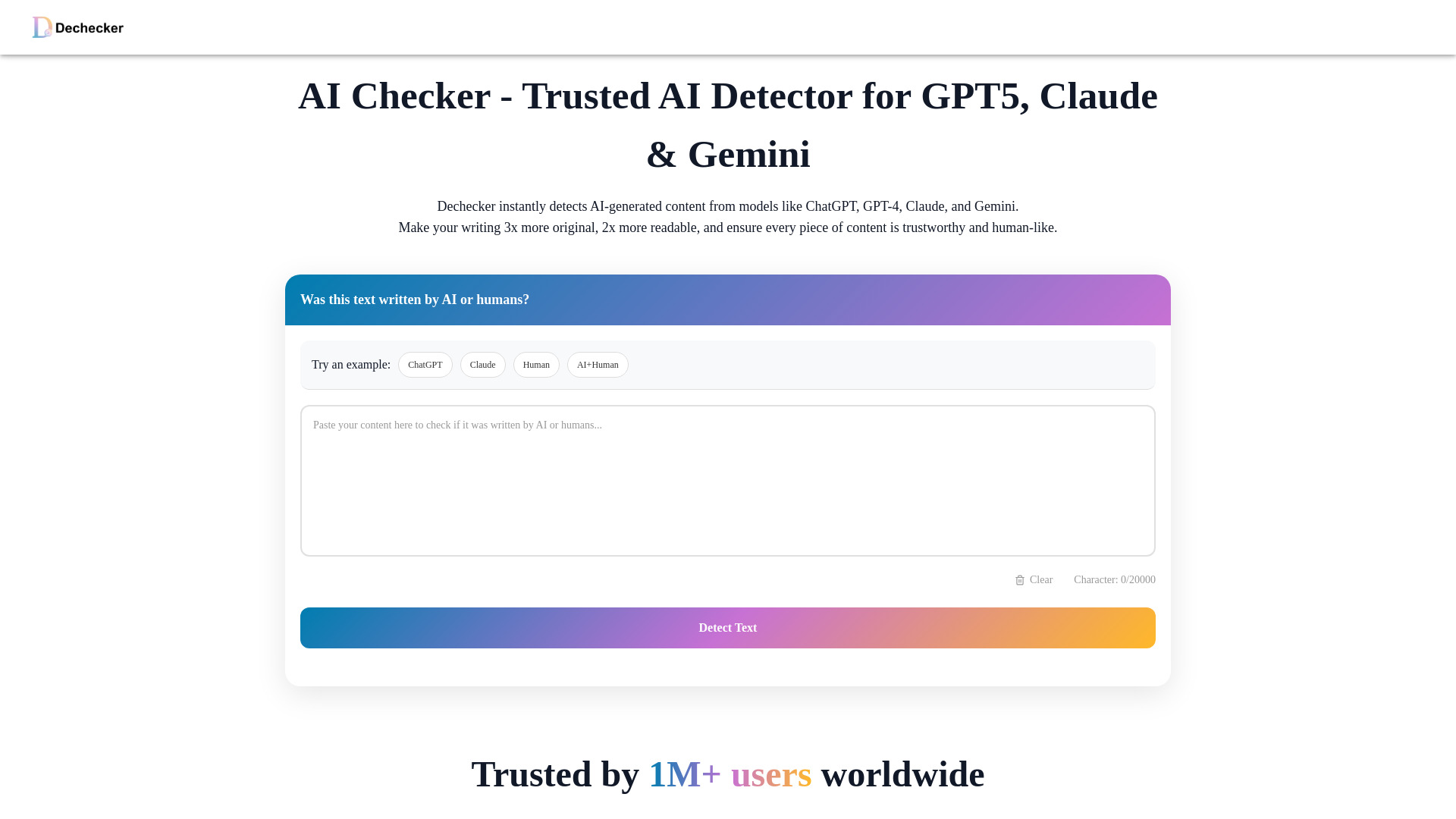 Dechecker screenshot