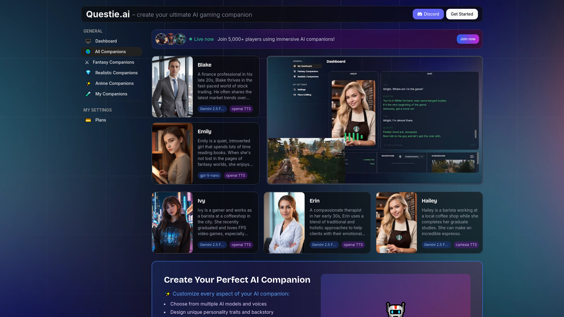 Questie.ai screenshot