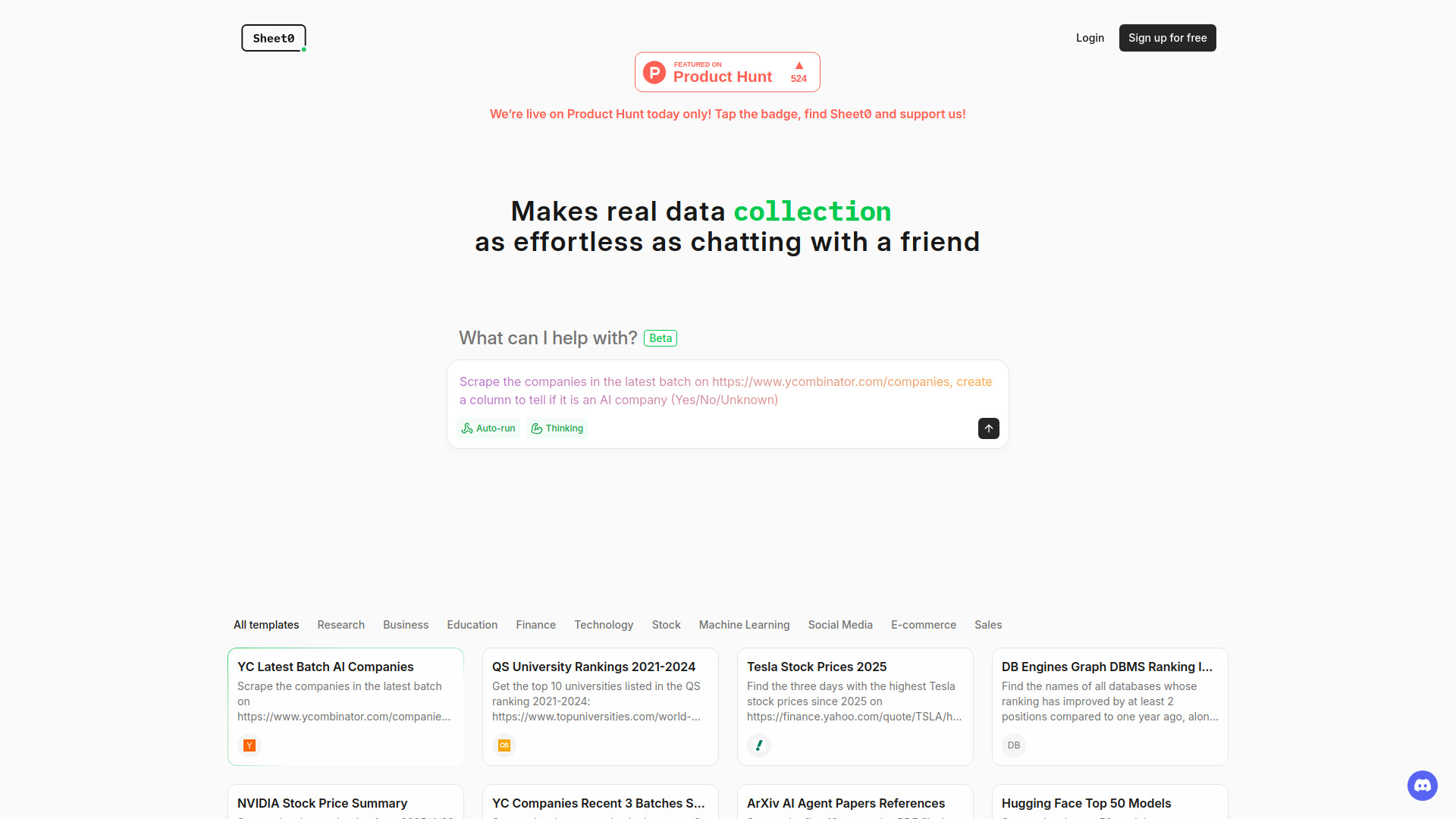Sheet0 screenshot
