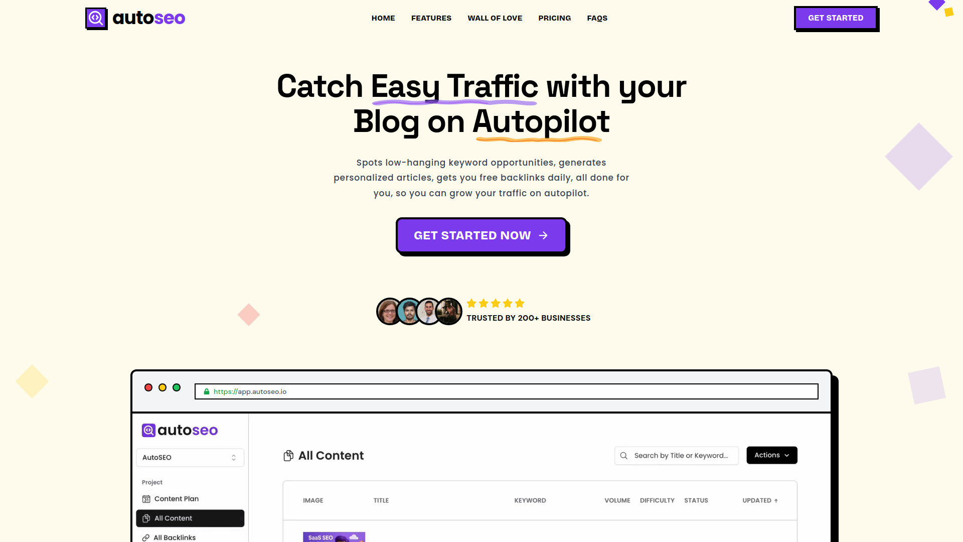 AutoSEO screenshot