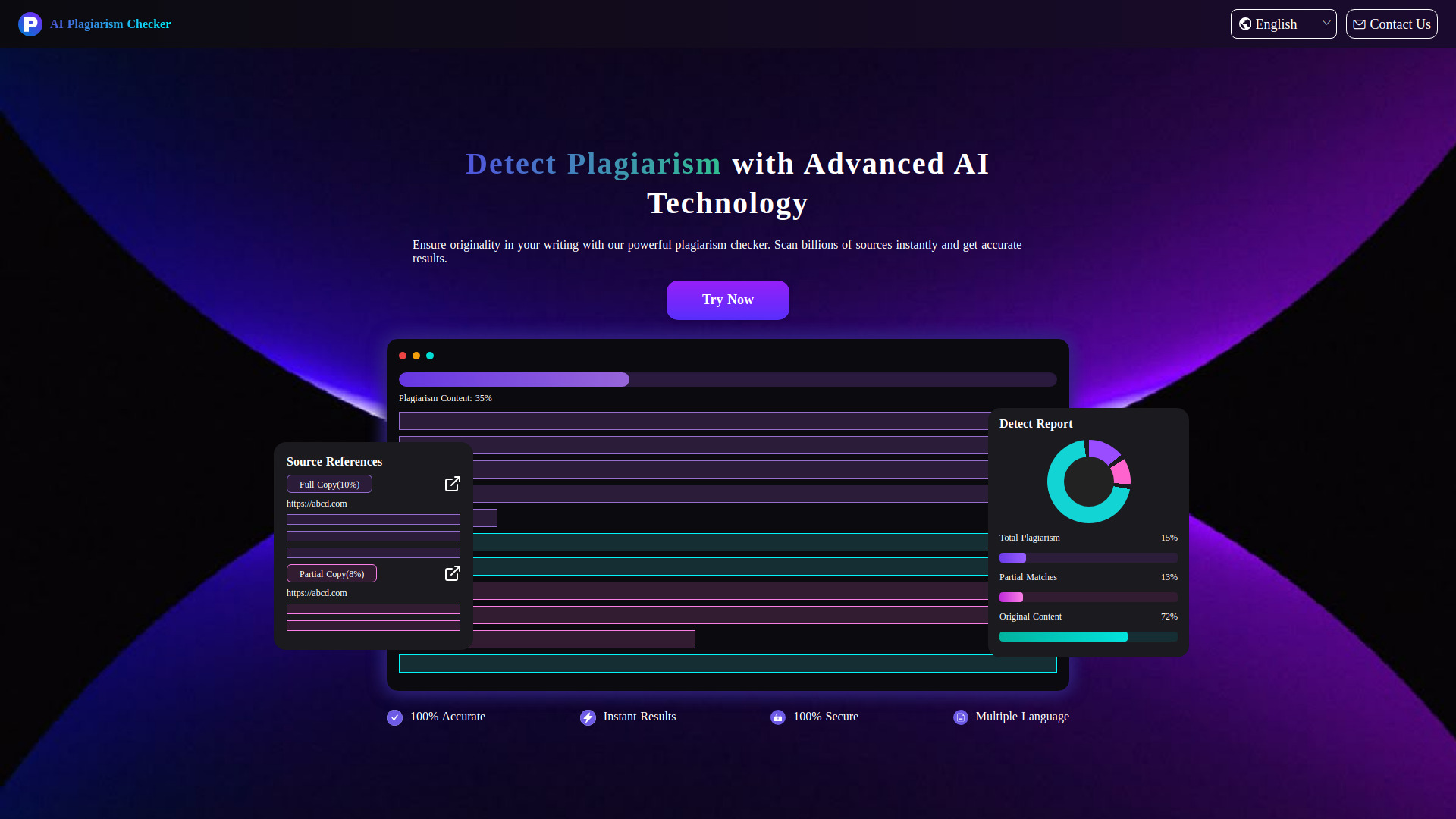AIPlagiarismChecker screenshot