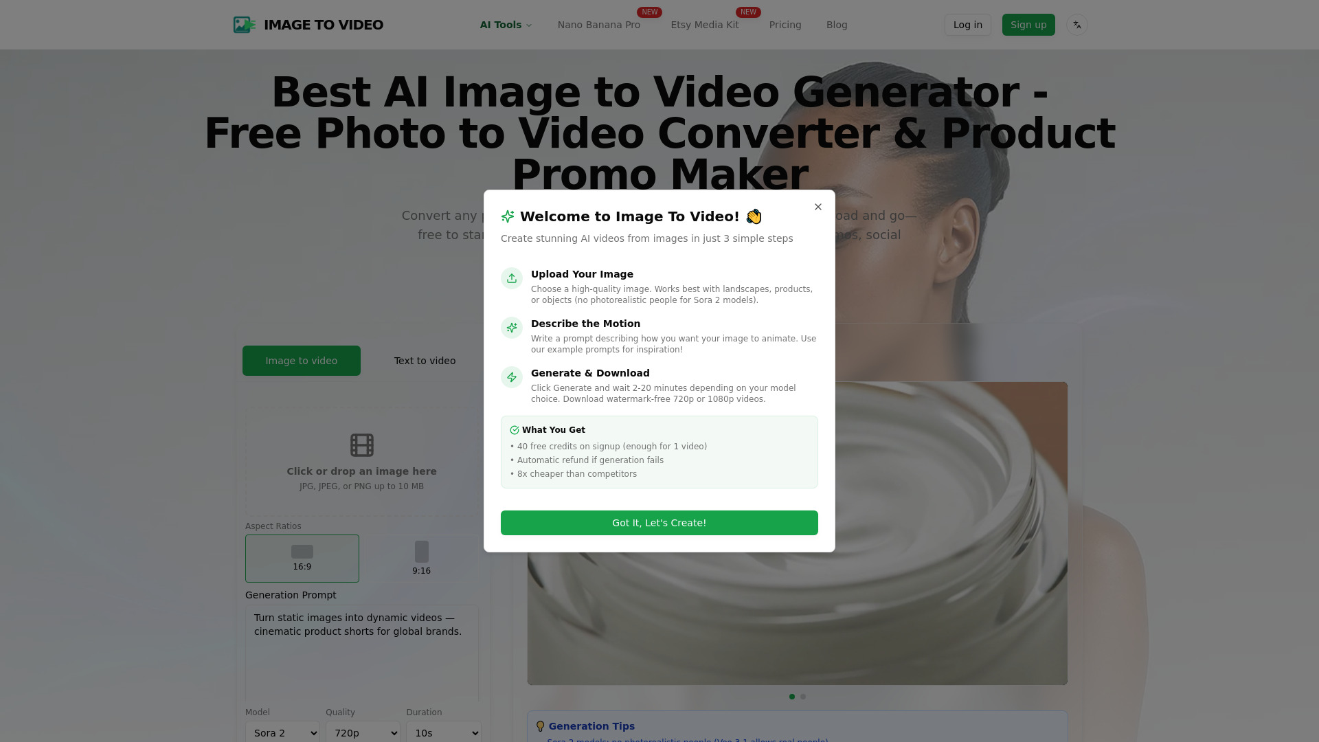 Best AI Image to Video | Free, Cheapest Product Promo Maker screenshot