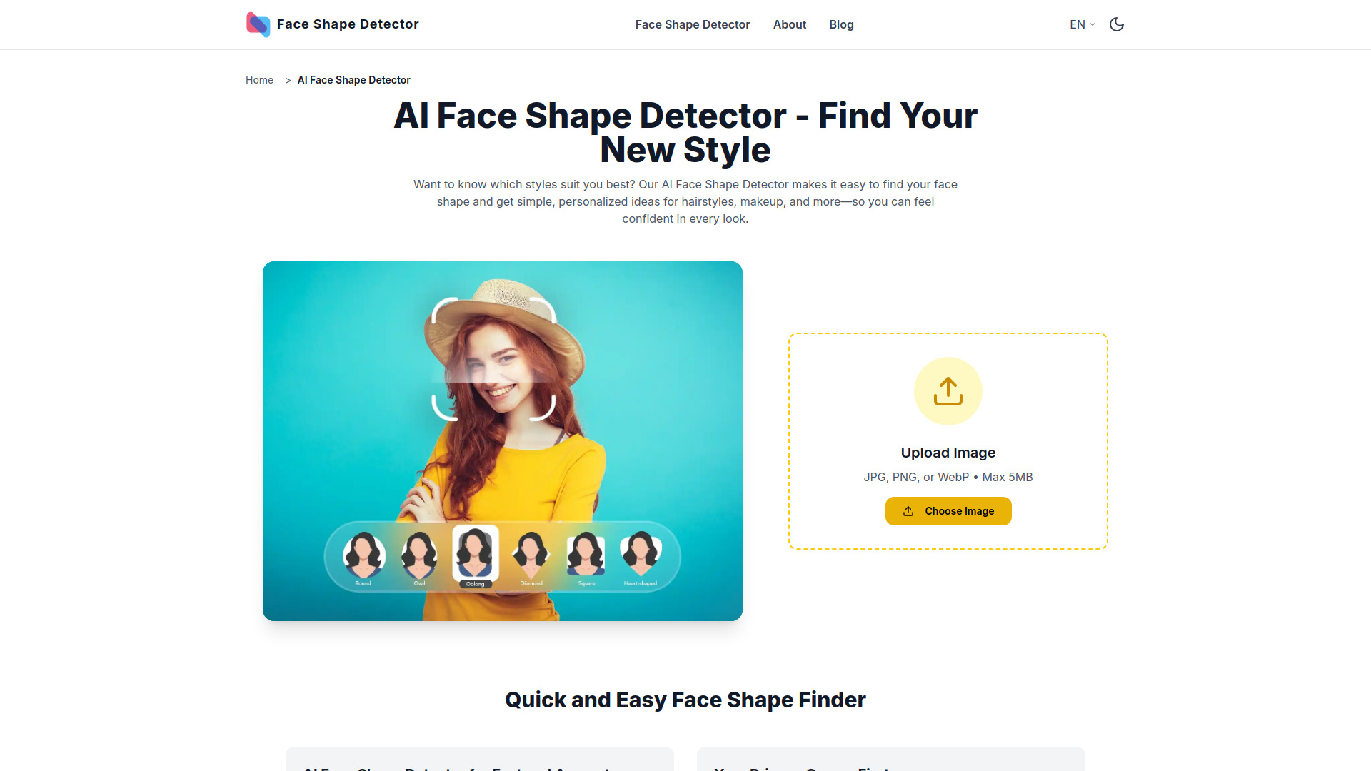 Face Shape Detector screenshot