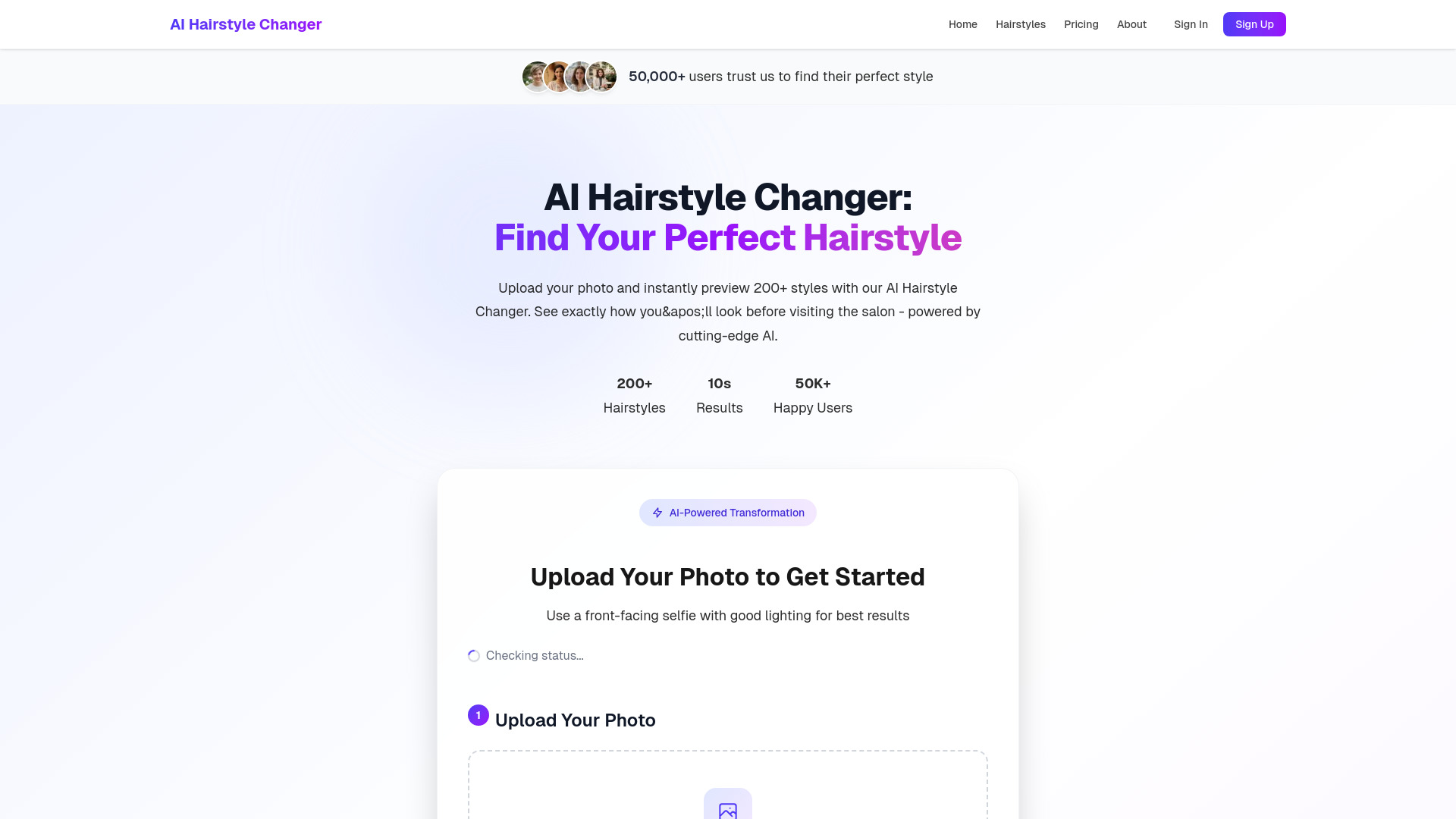 AI Hairstyle Changer screenshot