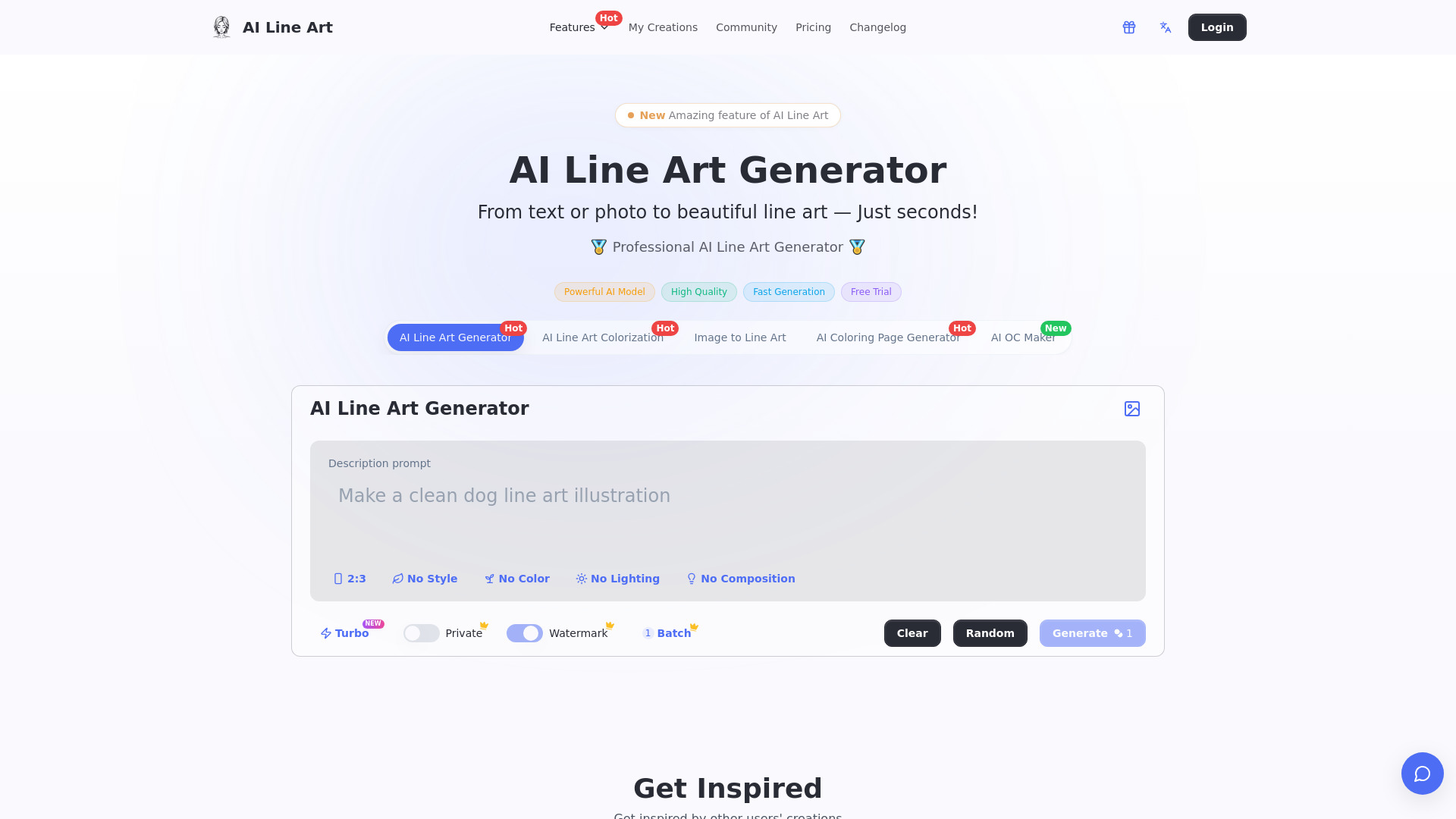 AI Line Art screenshot