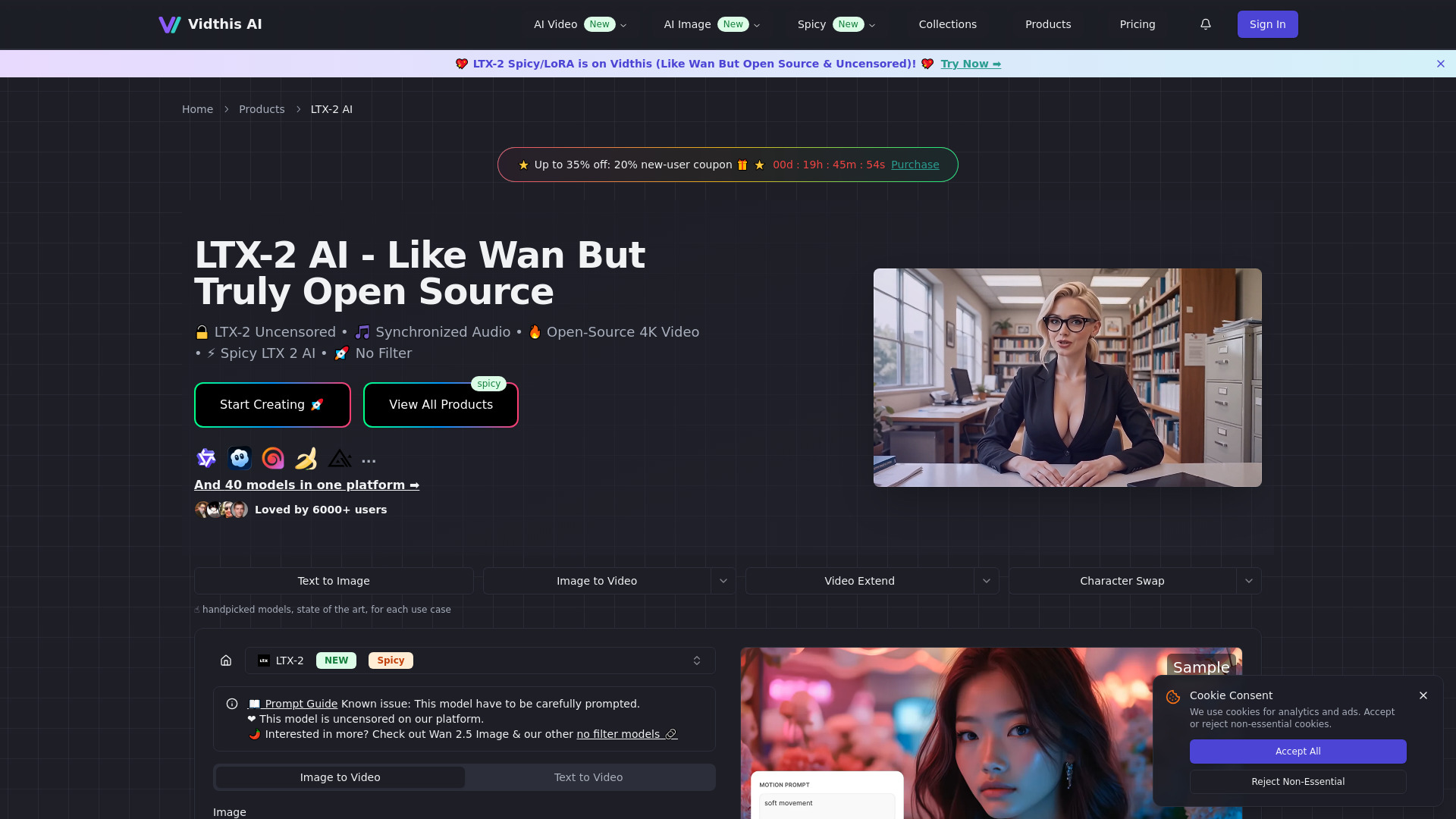 Vidthis AI screenshot