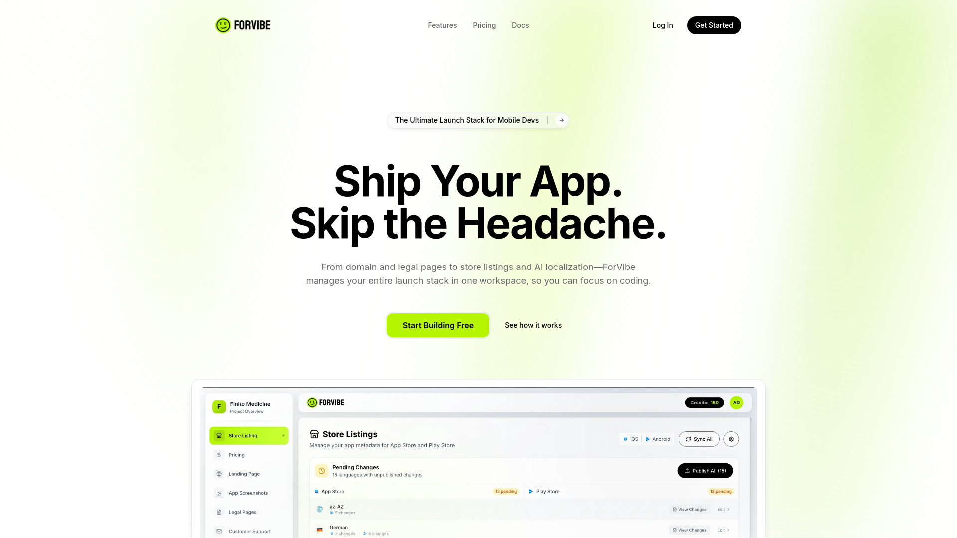 ForVibeApp screenshot